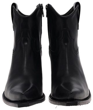 Sendra Boots GORCA LOW Schwarz Stiefelette Rahmgenähter Damen Westernstiefel