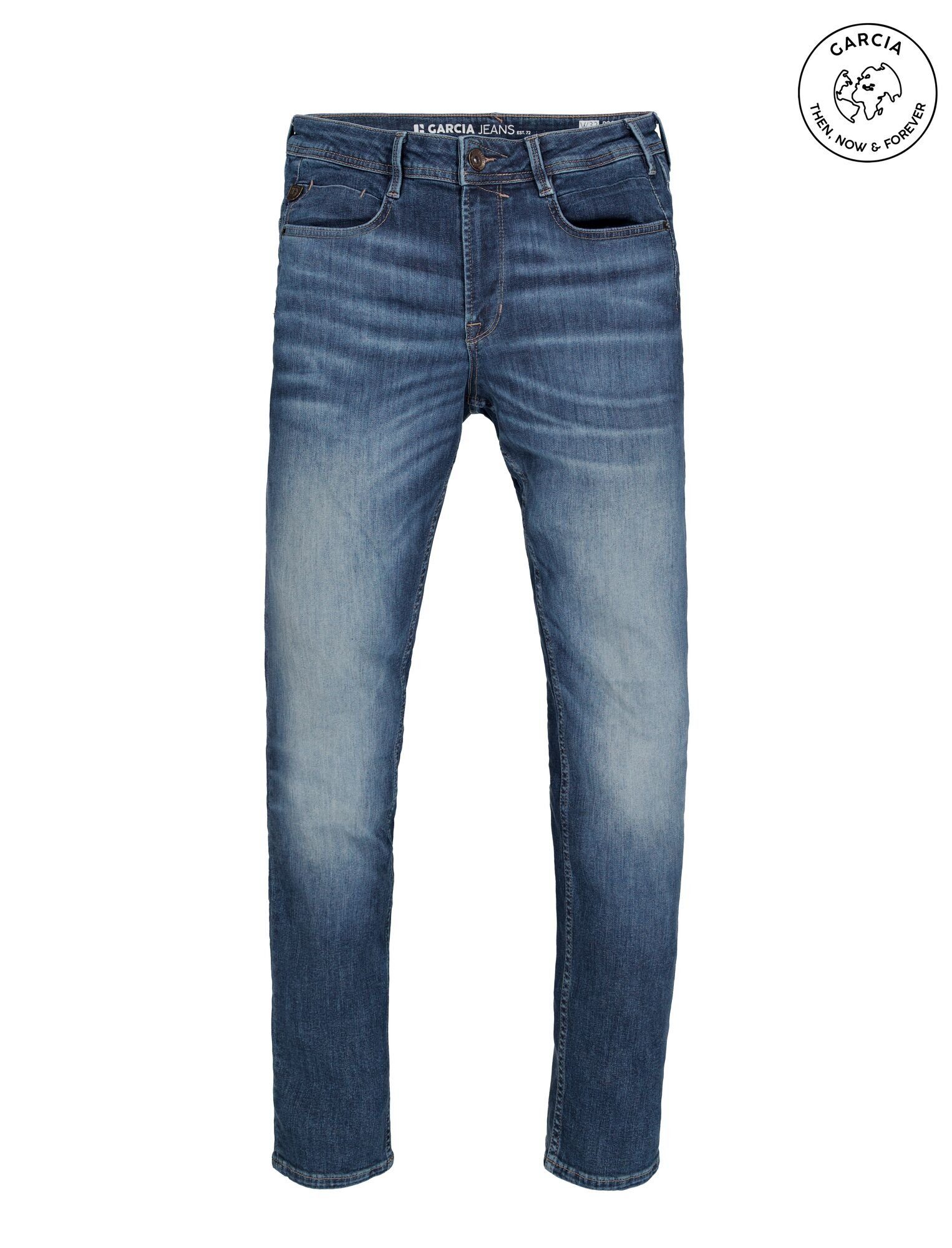 GARCIA JEANS 5-Pocket-Jeans GARCIA ROCKO dark blue medium used 690.8660 - | Slim-Fit Jeans