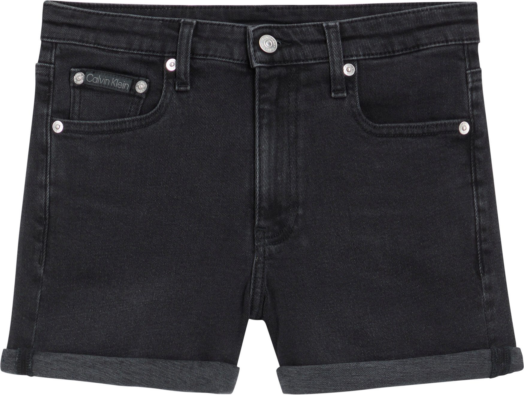 Calvin Klein Jeans Shorts MID RISE SHORT mit Umschlagsaum – Bild 4 von 5