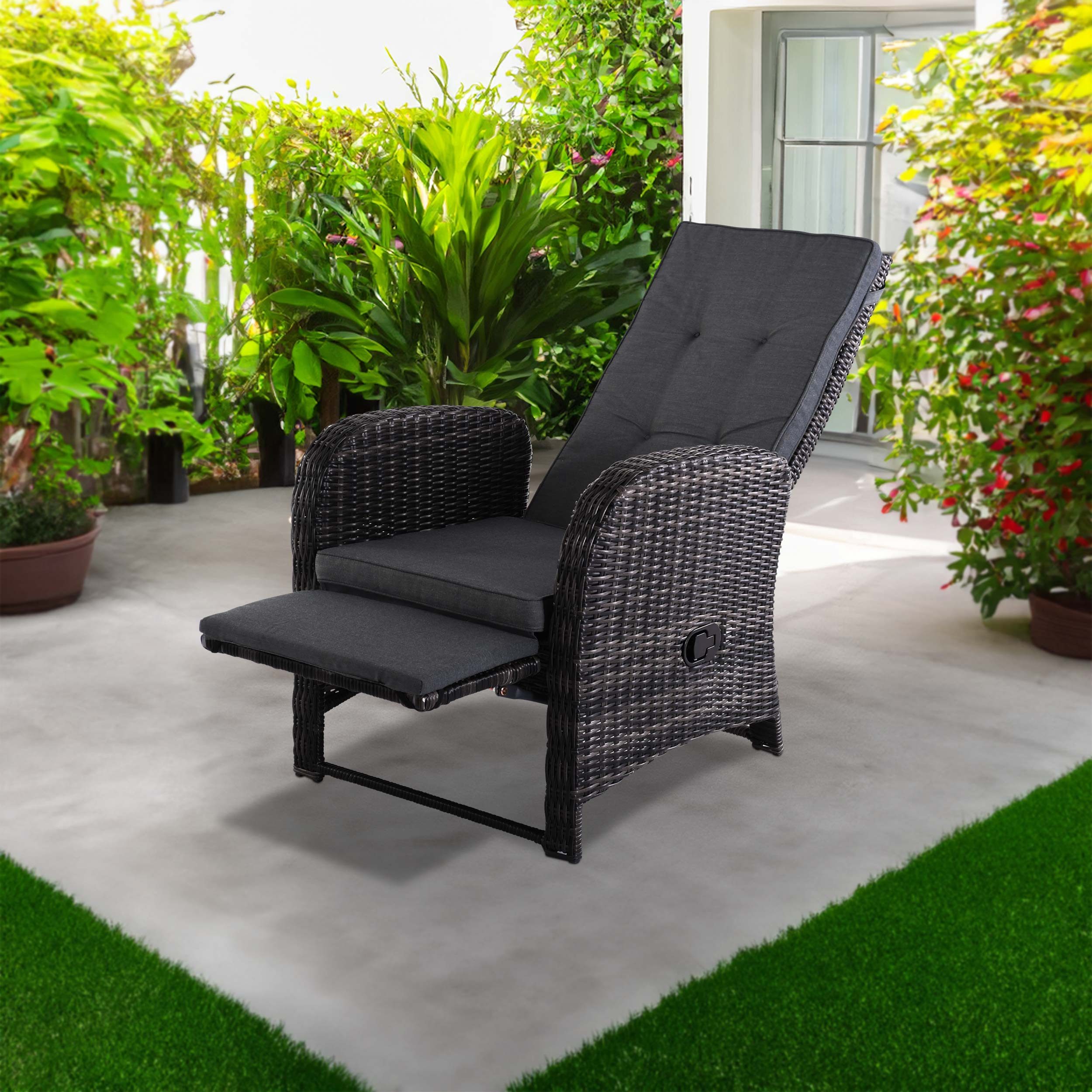 Raburg Gartensessel Relaxsessel mit Fußstütze, inkl. günstig online kaufen
