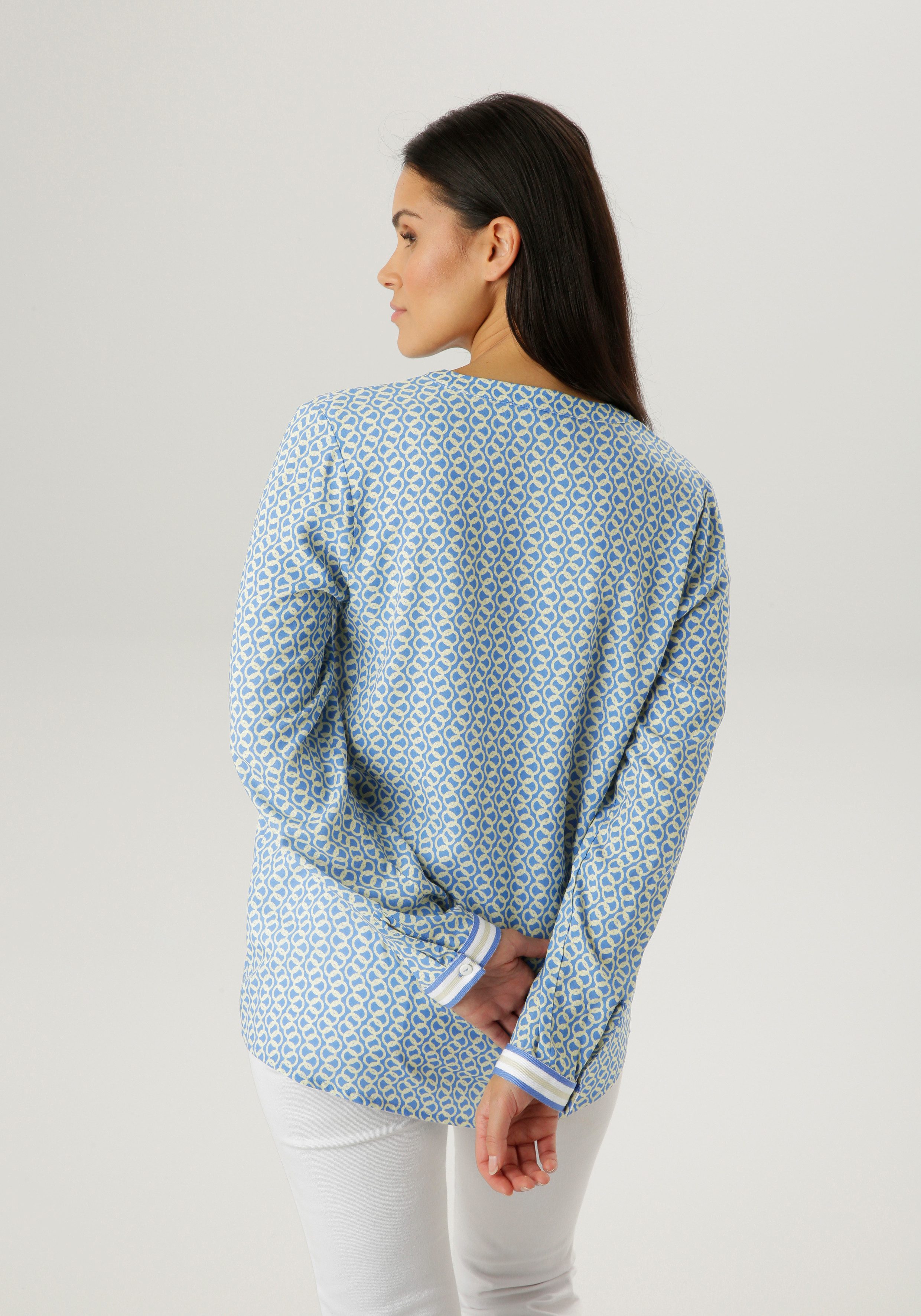 Aniston SELECTED Schlupfbluse mit modischer Kettenmusterung- NEUE KOLLEKTIO günstig online kaufen