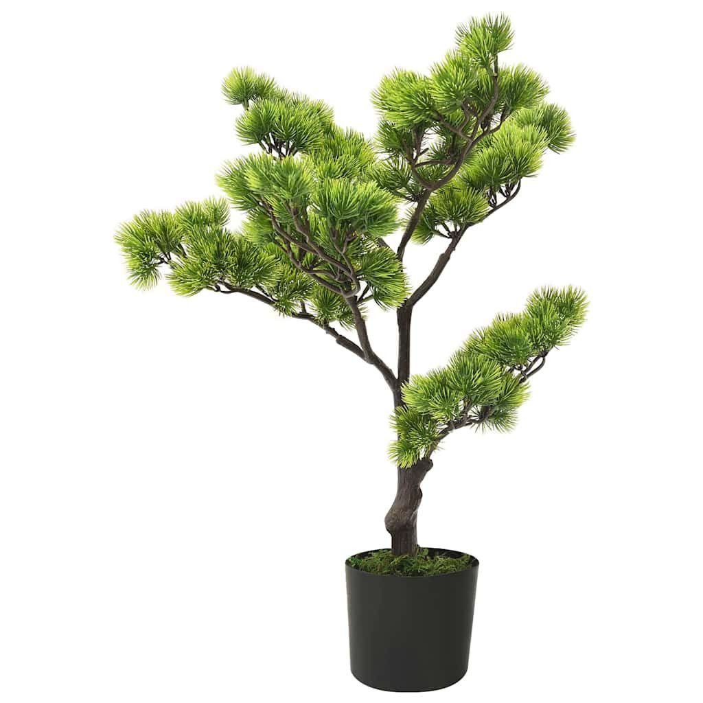 Kunstbonsai Künstlicher Bonsai Pinus mit Topf 60 cm Grün, vidaXL, Höhe 60 cm