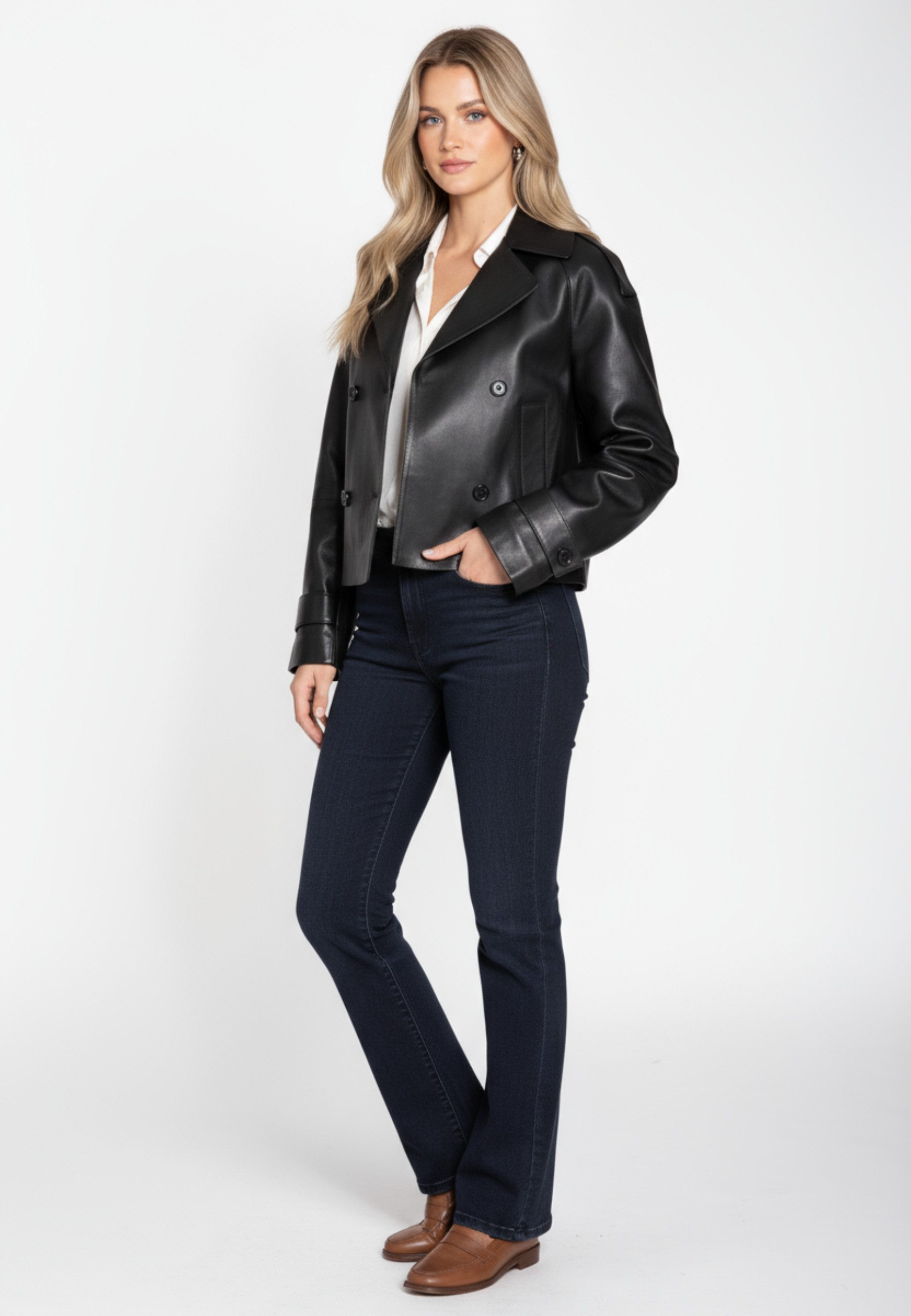 RICANO Lederjacke Yvette