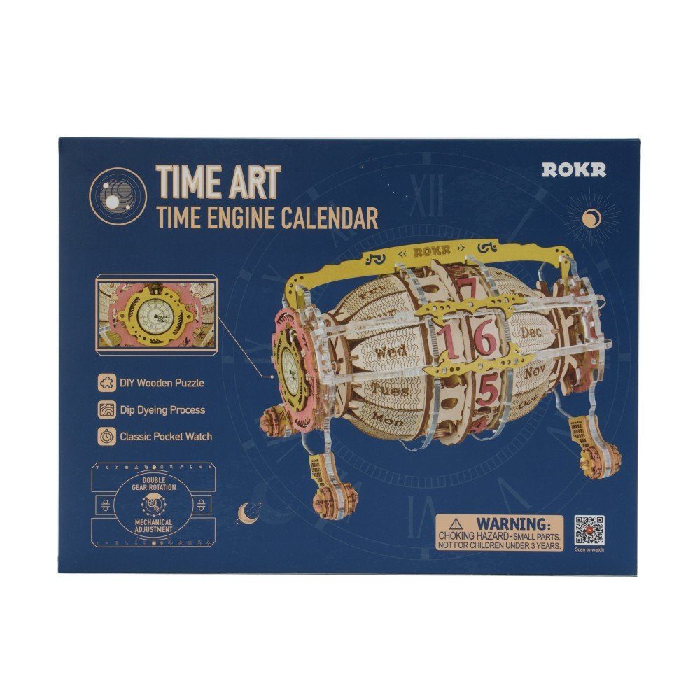 Robotime Puzzleteile Time 250 Calendar, Engine ROKR 3D-Puzzle