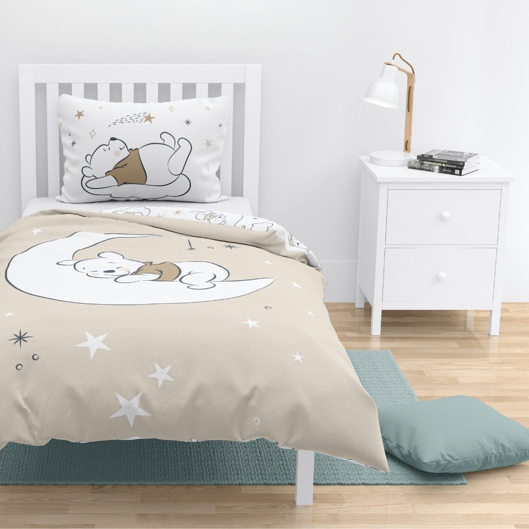 MTOnlinehandel Bettwäsche Winnie the Pooh 100x135 + 40x60 cm, 100% Baumwoll günstig online kaufen