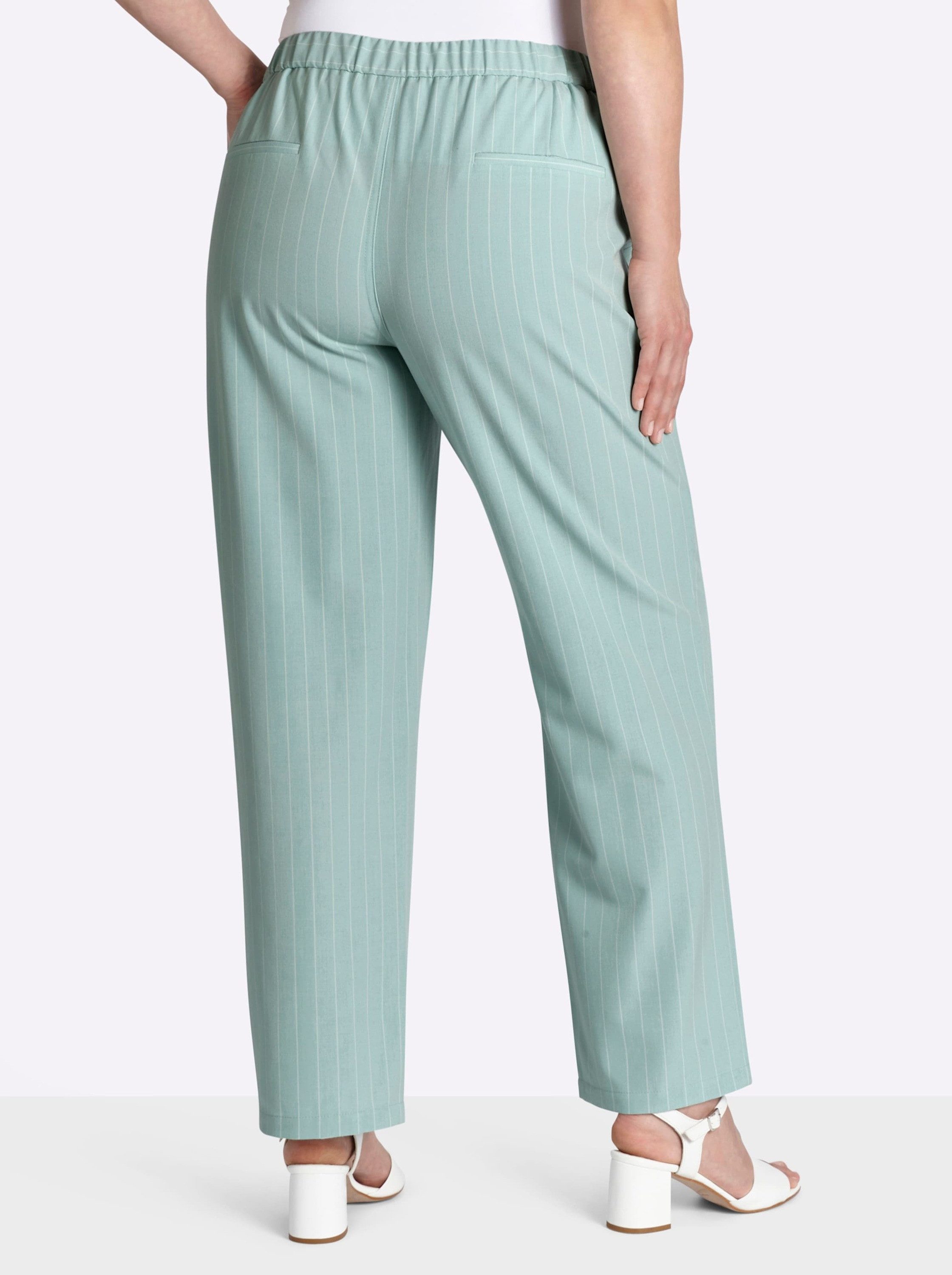 Sheego Jerseyhose Hose lang normal günstig online kaufen