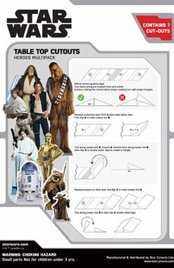 empireposter Dekofigur Star Wars - Heroes - Table Tops - Pappaufsteller - 9 kleine Tischaufsteller der Grösse 20x30 cm