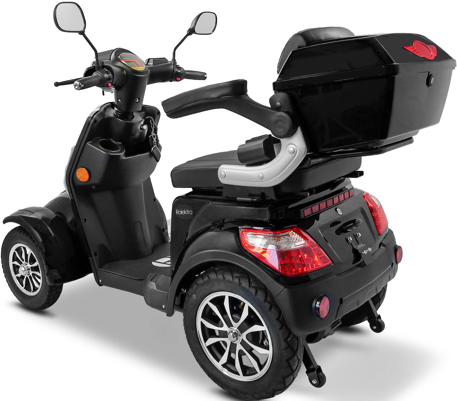 Rolektro Elektromobil Rolektro E-Quad 25 V.3, Lithium Akku, 25 km/h, (mit Topcase)
