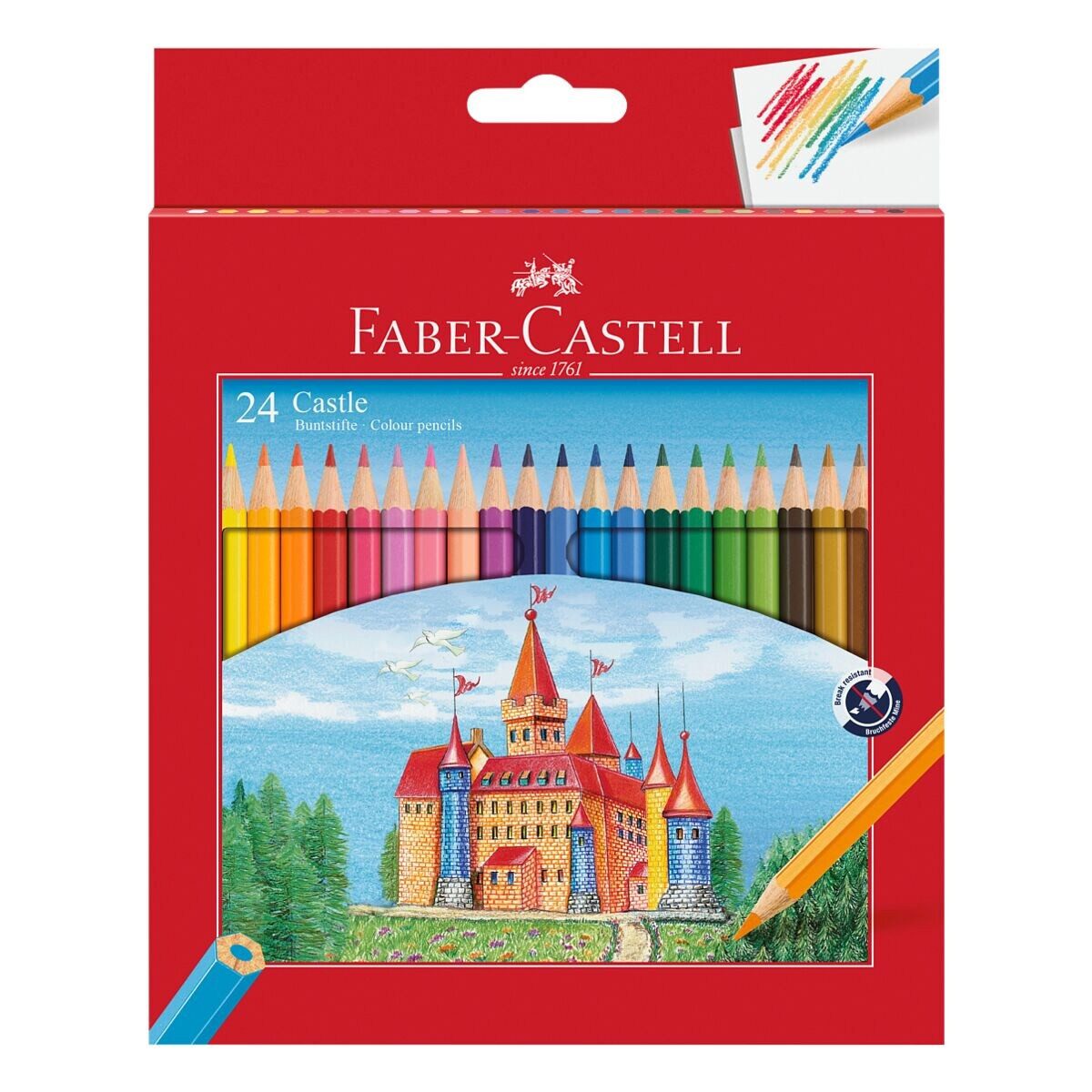 Faber-Castell Buntstift Castle, (Castle, 24-tlg), permanent