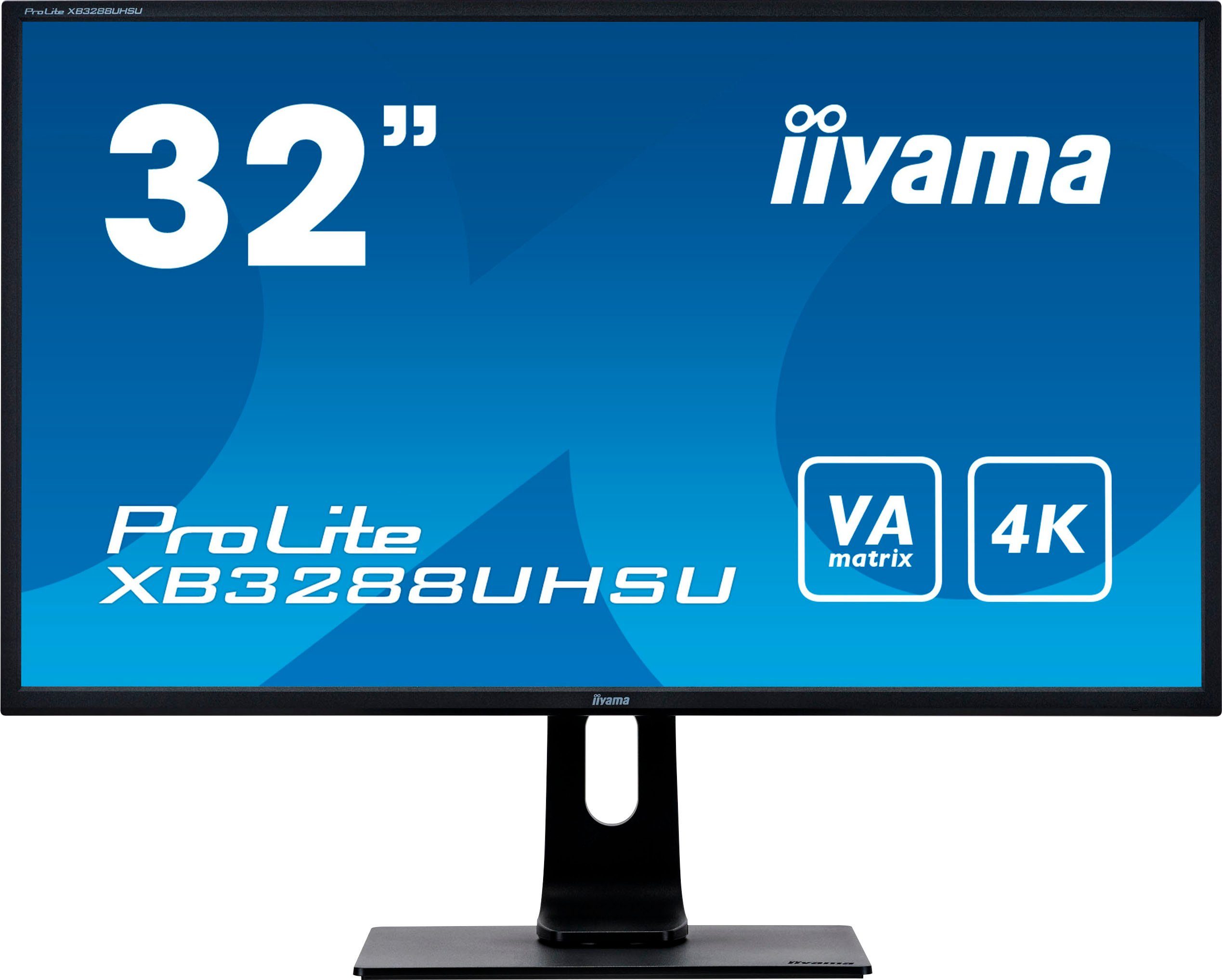 Iiyama Polite XB3288UHSU-B1 Gaming-Monitor (81,3 cm/31,5 ", 3840 x 2160 px, 4K Ultra HD, 3 ms Reaktionszeit, 60 Hz, VA LCD)