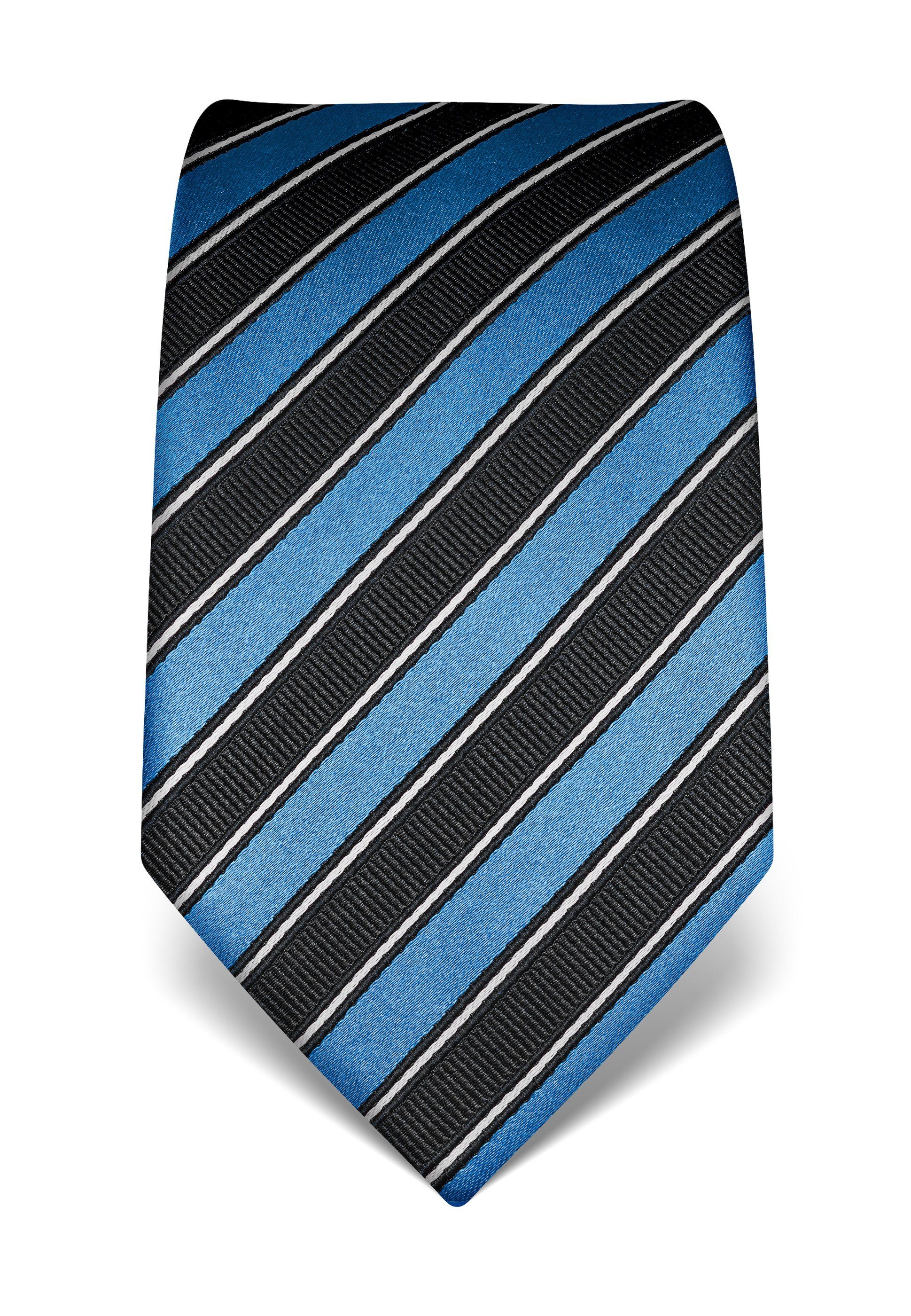 Boretti gestreift blau Krawatte Vincenzo