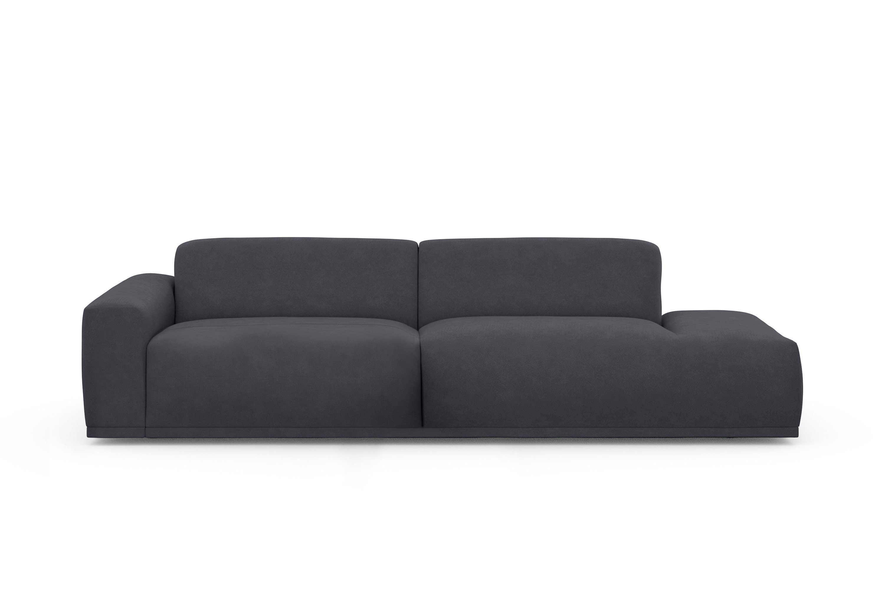 TRENDMANUFAKTUR Big-Sofa Braga, mit hochwertigem Kaltschaum, Megasofa, in Cord erhältlich, modernes Big-Sofa, Couch mit hohem Sitzkomfort, 277/72/107 cm (B/H/T)