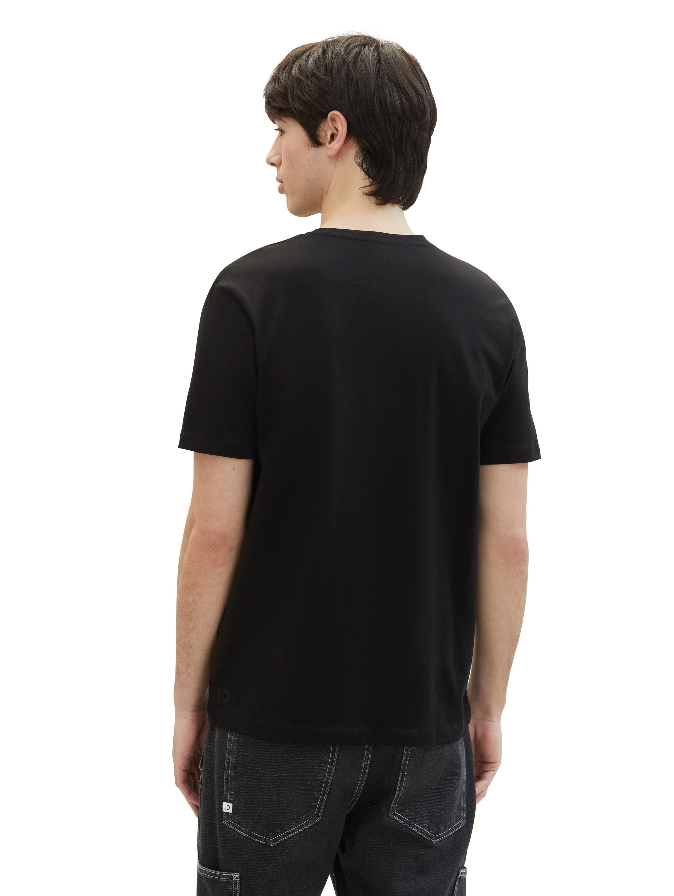 TOM TAILOR Denim T-Shirt (Packung, 3-tlg)