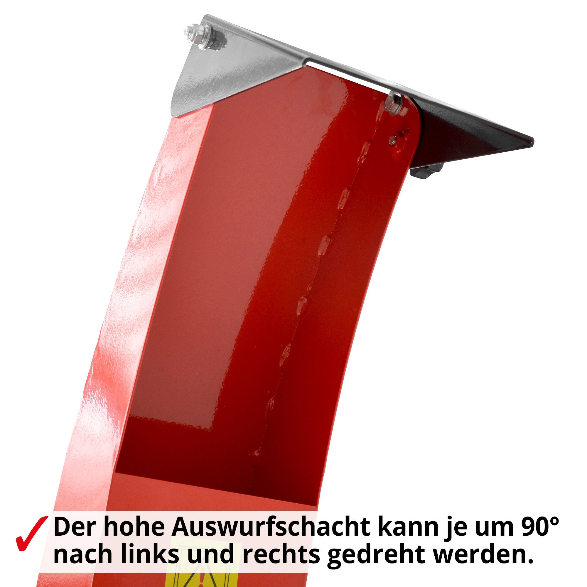 Hecht Messerhäcksler Gartenhäcksler Benzin 6642 Anhängerkupplung Holz Schredder Häcksler, 15 PS, Elektrostart, Messerwalze mit 2 Messern – Bild 3 von 5