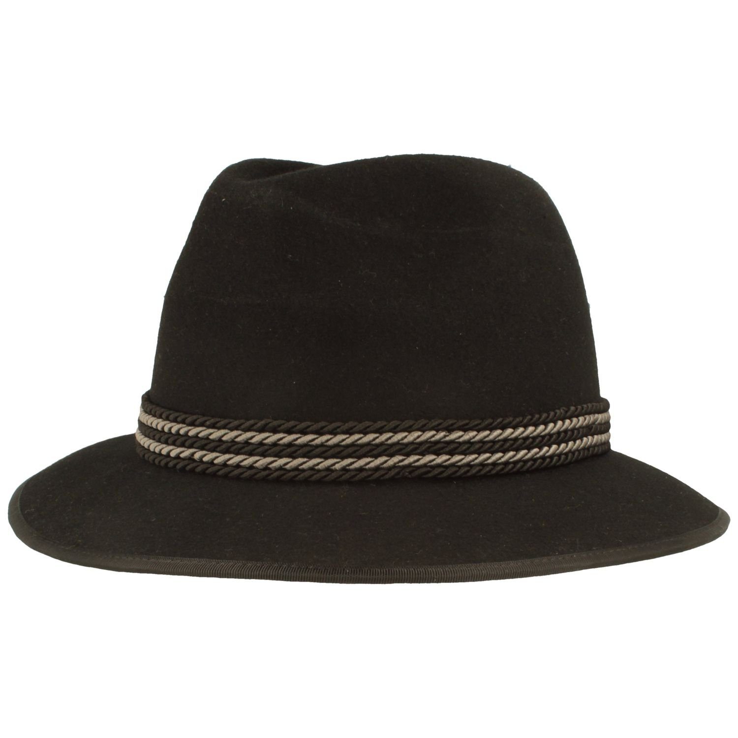Breiter Filzhut Traveller mit 5-fach Kordel