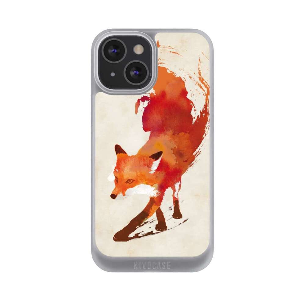 NIVOCASE Handyhülle Fuchs Graphic Herbst Vulpes Vulpes, Apple iPhone 13 Mini Handyhülle Hülle NIVOpure Case Frozen