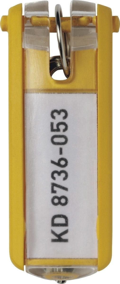 DURABLE Schlüsselanhänger Schlüsselanhänger Key Clip gelb VE=6 Stück (12 Stück)
