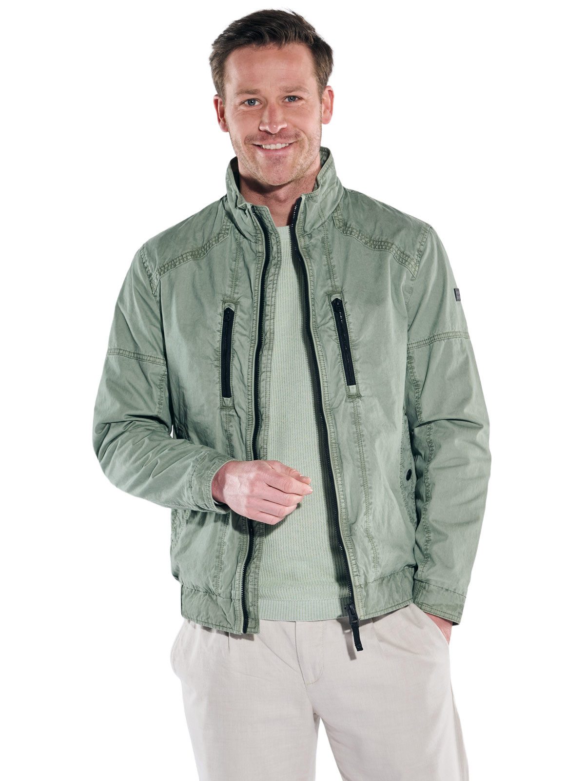 Engbers Kurzjacke Herren Baumwoll-Jacke, Hellblau