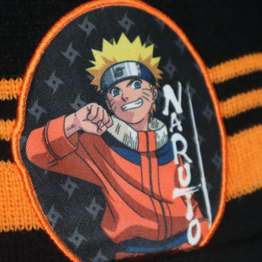 Fleecemütze Anime Jungen Shippuden Dunkelgrün Wintermütze Mütze 54/56 Gr. Naruto Naruto
