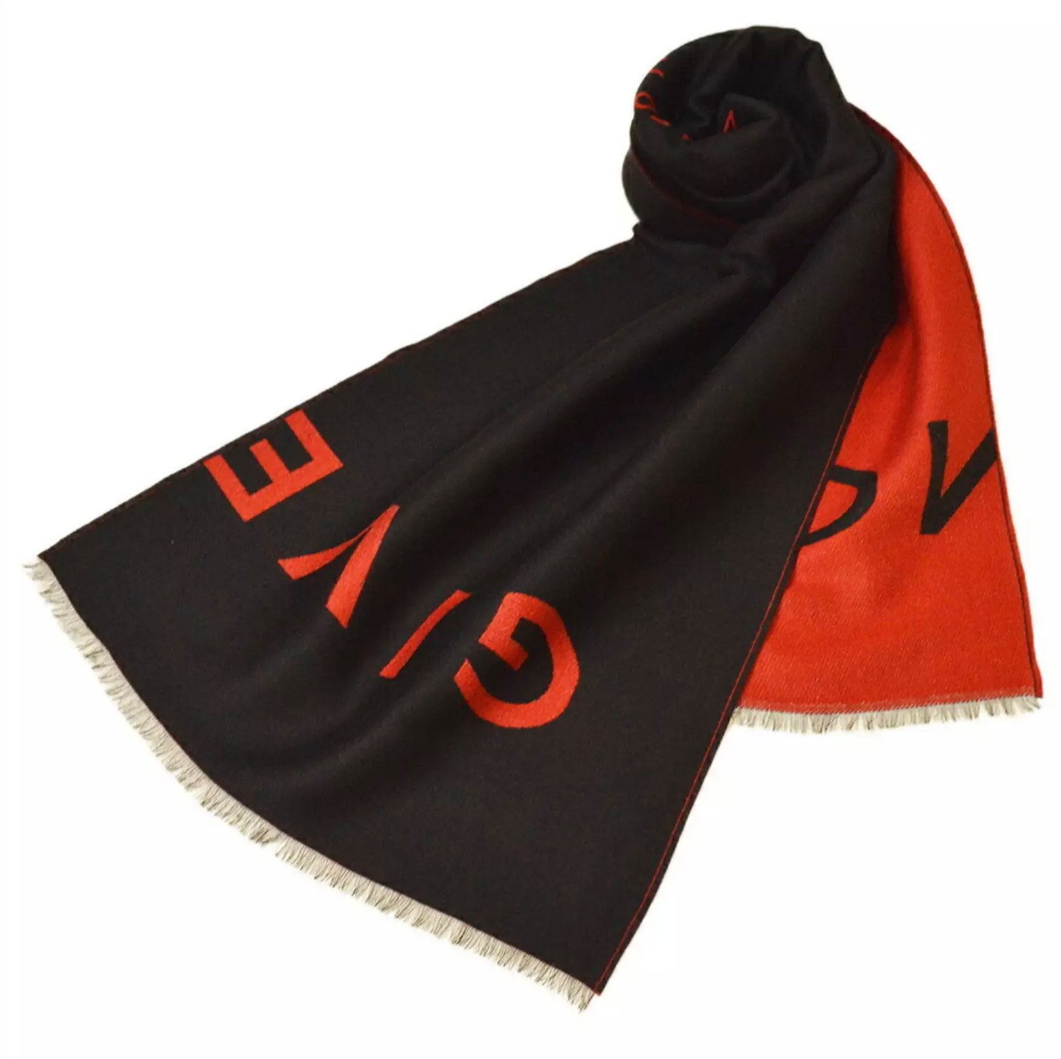 GIVENCHY Strickschal Schal Wolle Seide 4G Mufflers Stola Tuch Unisex