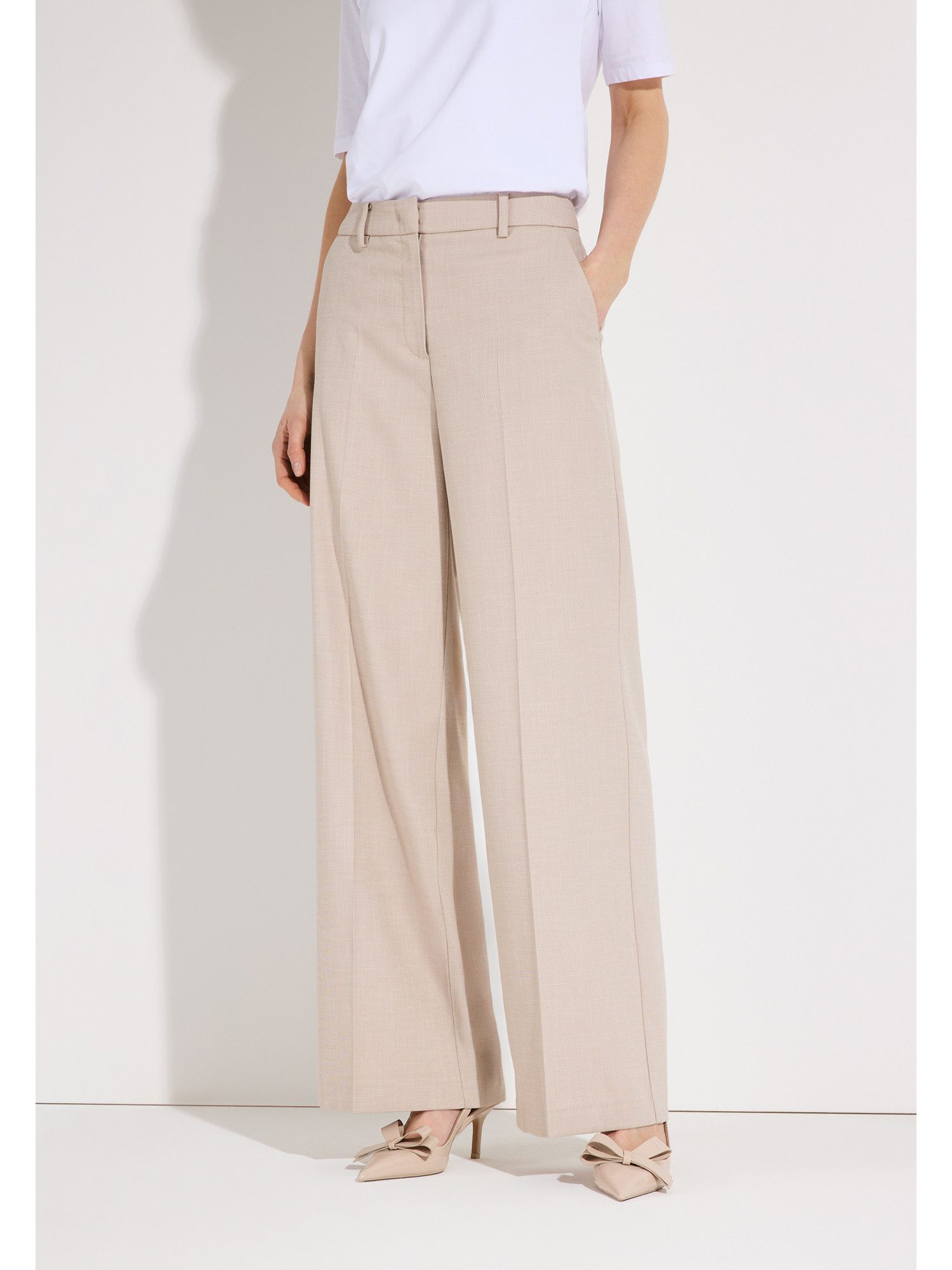 MORE&MORE Anzughose weite Businesshose