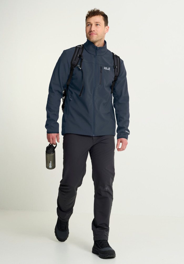 Jack Wolfskin Outdoorjacke WILD WINDS JKT M mit flexiblem Obermaterial aus Polyester und Elasthan – Bild 5 von 5