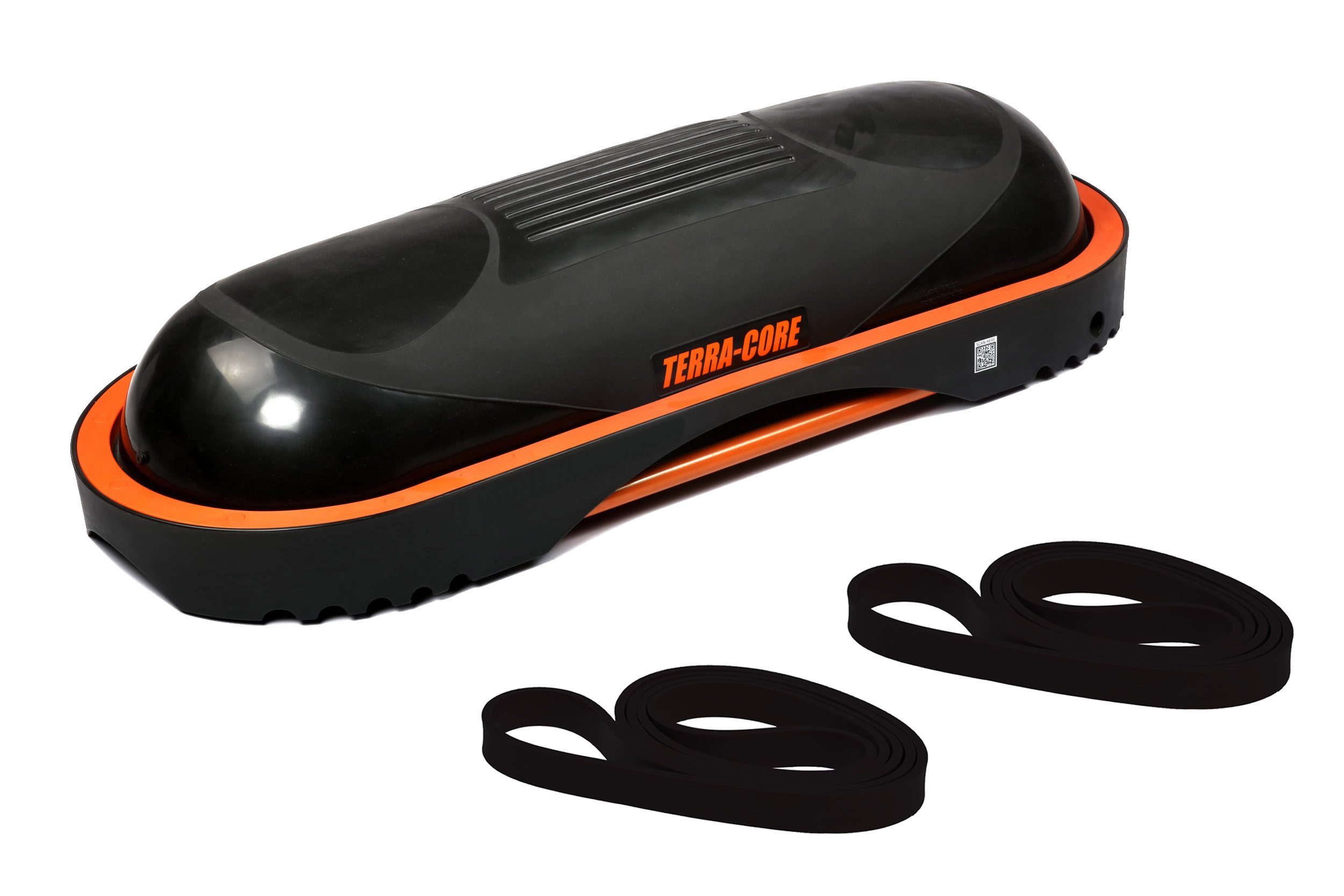 Terra Core Ganzkörpertrainer Multi Fitnessgerät Balance-Trainer Steppbrett mit Trainingsbändern, (Set), inklusive 2 x Widerstandsbänder | Ganzkörpertrainer