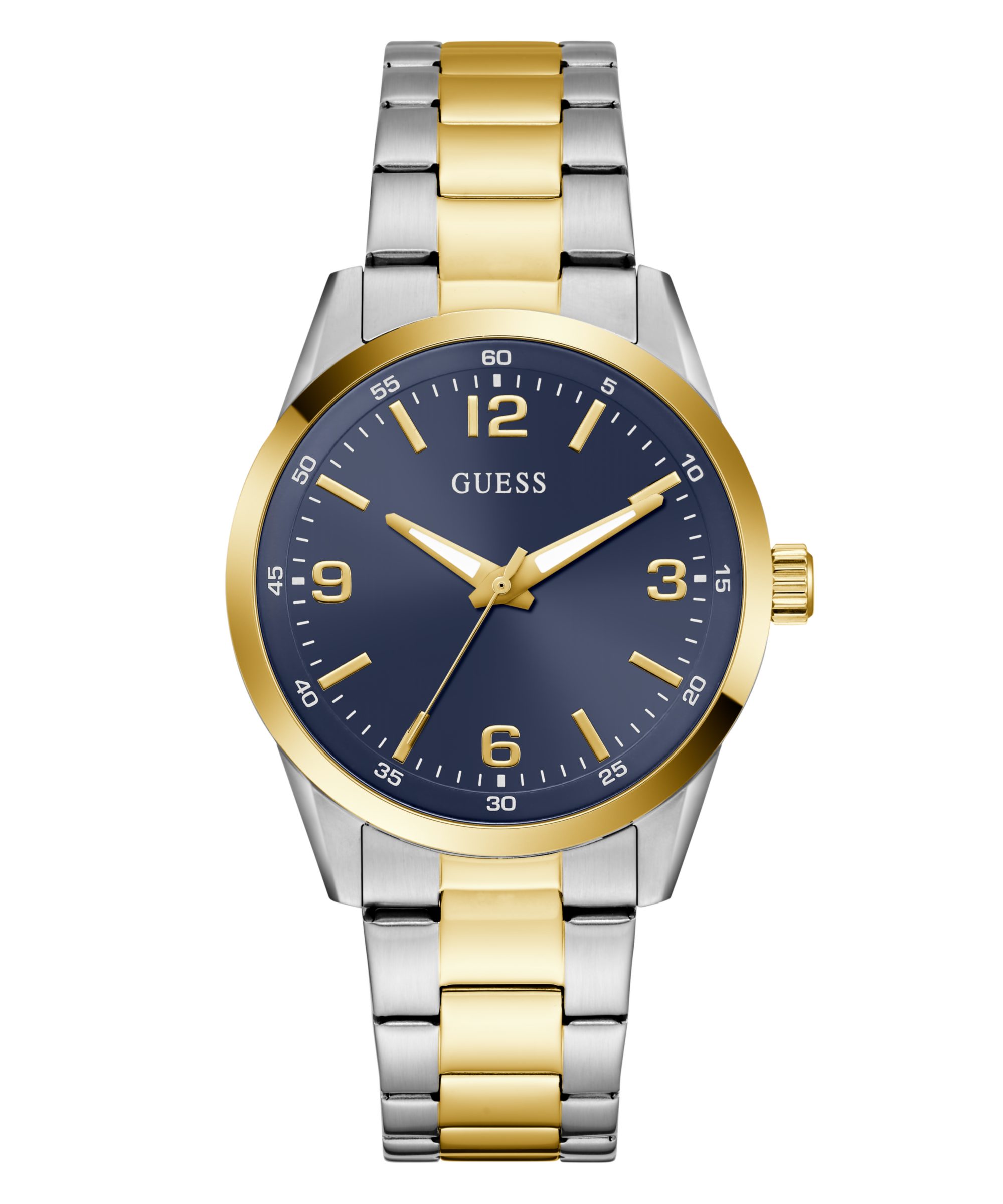 Guess Quarzuhr EASTON GW0965G4, Armbanduhr, Herrenuhr, Edelstahlarmband