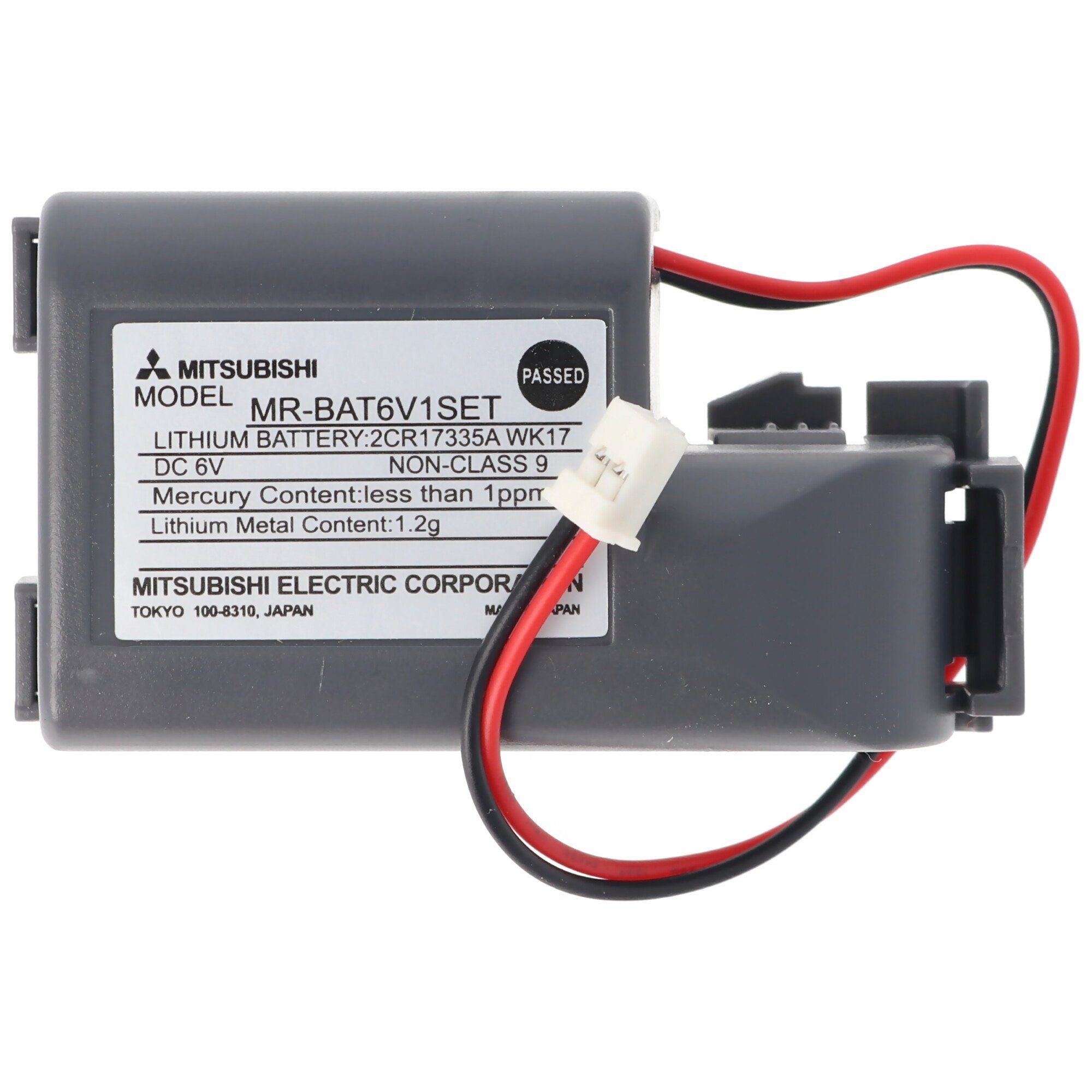 Mitsubishi Original Speicherbatterie 6V ersetzt Mitsubishi 281981 - 1800 mAh, An Batterie, (6,0 V)
