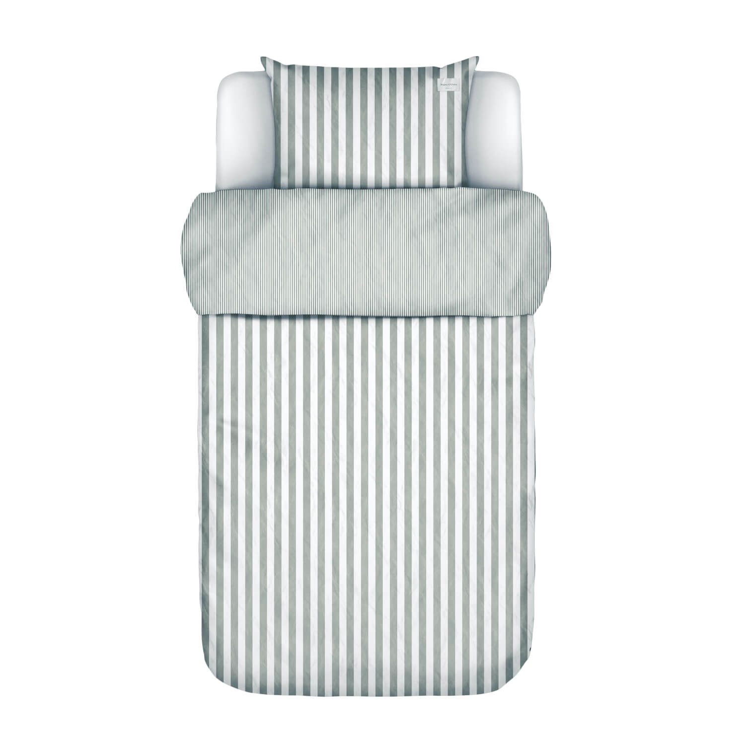 Essenza Bettwäsche Mikkeli Perkal, Perkal, 2 teilig, Gestreift, Wendeoptik günstig online kaufen