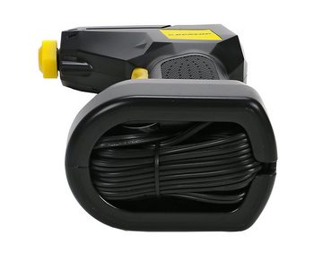 Dunlop Kompressor Luftkompressor, max. 10 bar, Mini Kompressor mit Digitalanzeige, Auto Druckluftkompressor elektrische Luftpumpe Auto Fahrrad Reifen