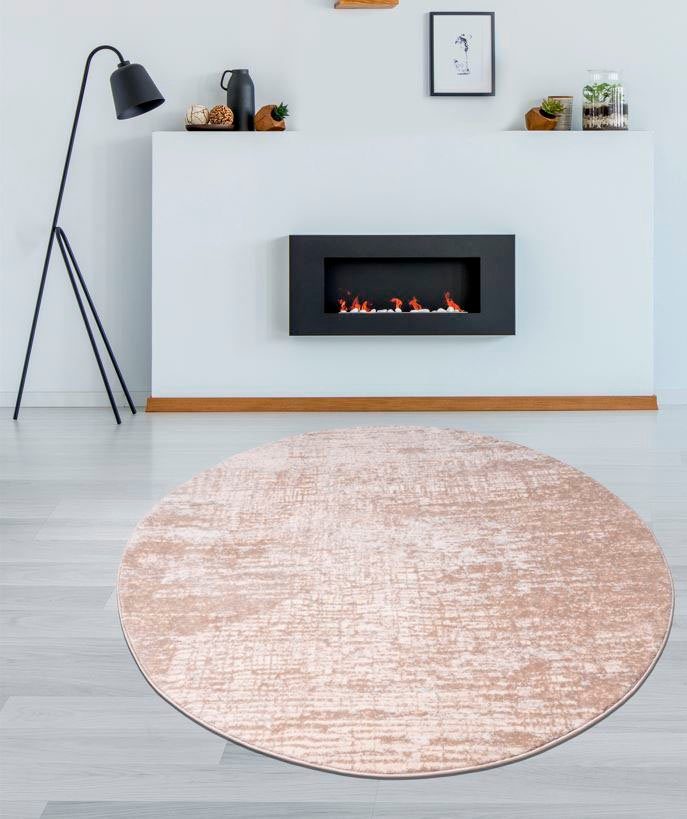my home Teppich Ariano, rund, Höhe: günstig online kaufen