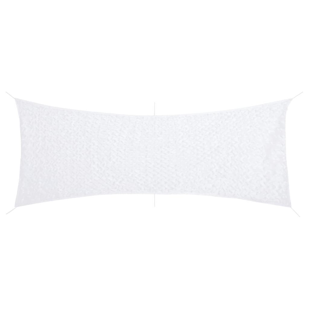 vidaXL Tennisnetz, Tarnnetz mit Aufbewahrungstasche 412x144 cm Weiß