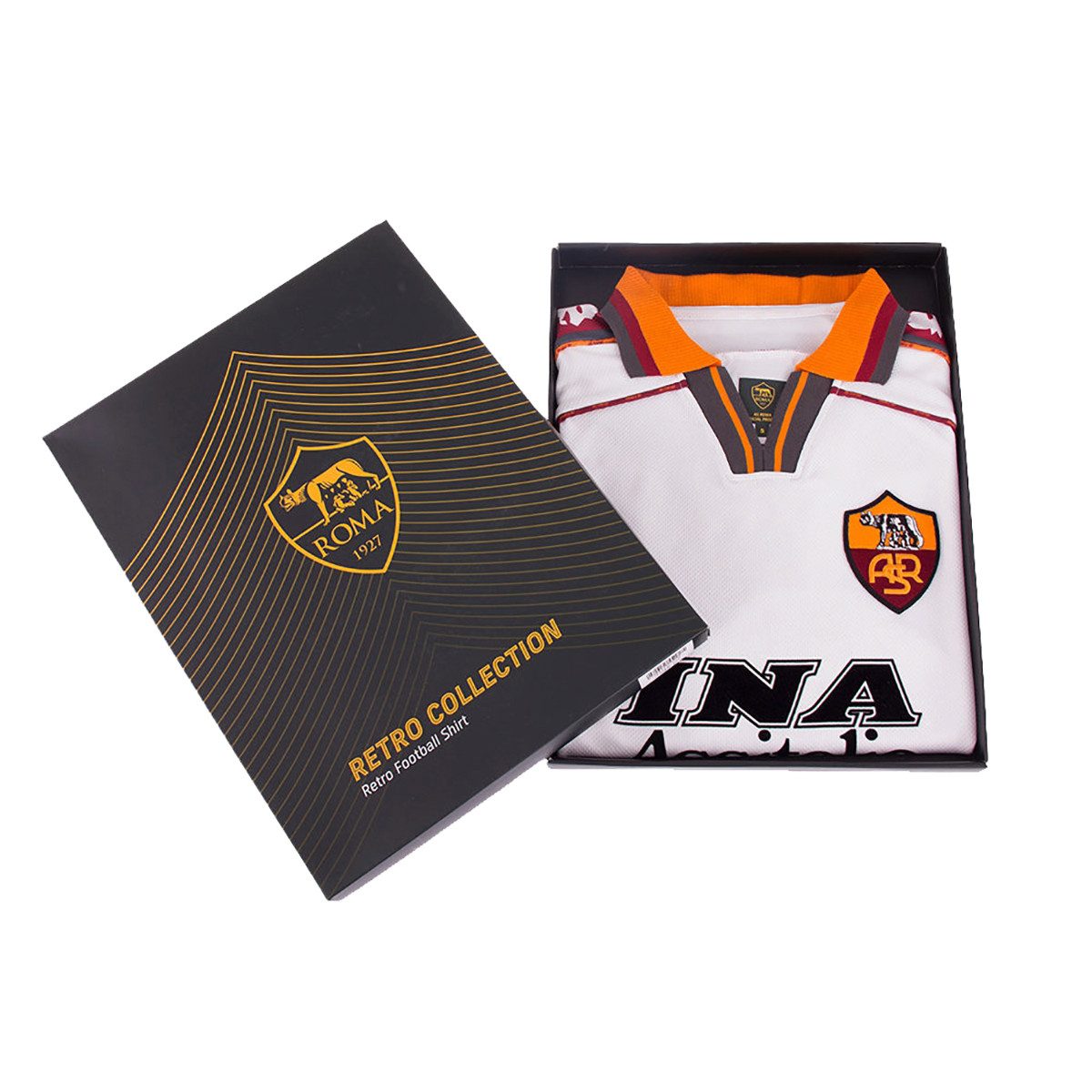 COPA Fußballtrikot AS Rom Auswärtstrikot 1998/99 (Packung)
