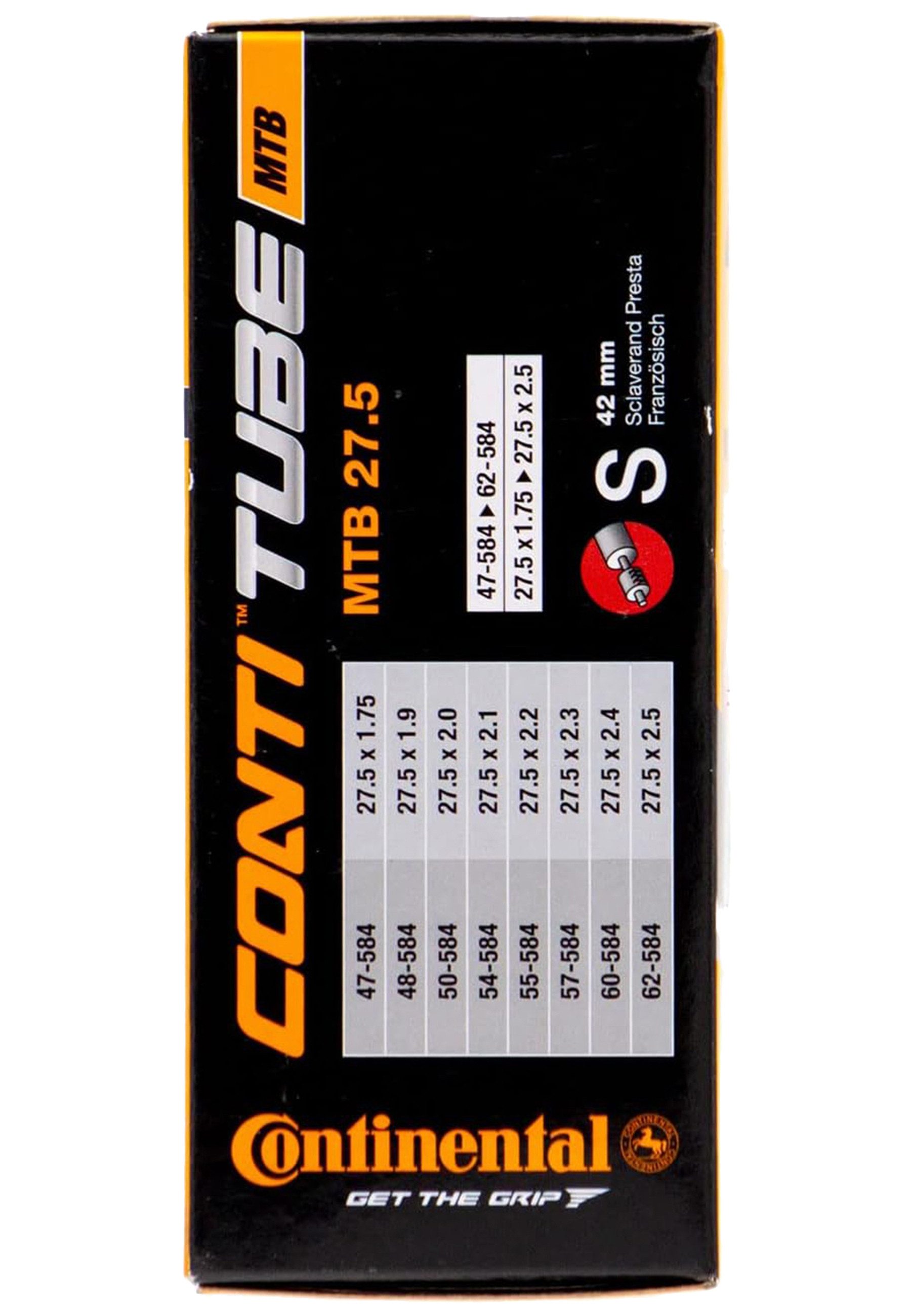 CONTINENTAL Fahrradschlauch Mtb 29, One Size, (1-St)