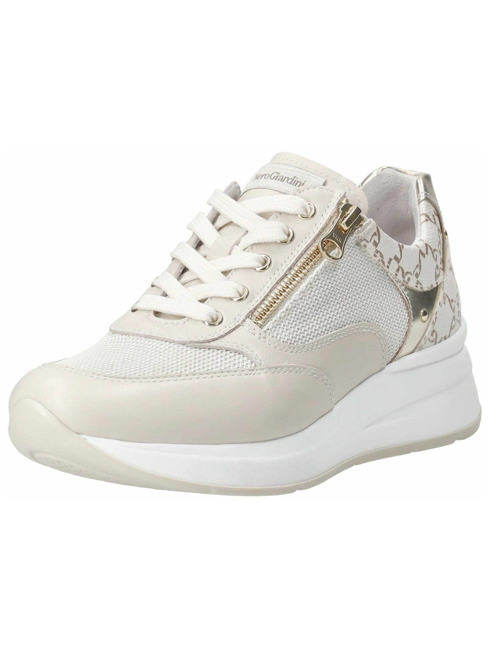 Sneaker Lederimitat/Textil Plateausneaker