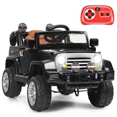 COSTWAY Elektro-Kinderauto 12 V Jeep, mit LED & MP3