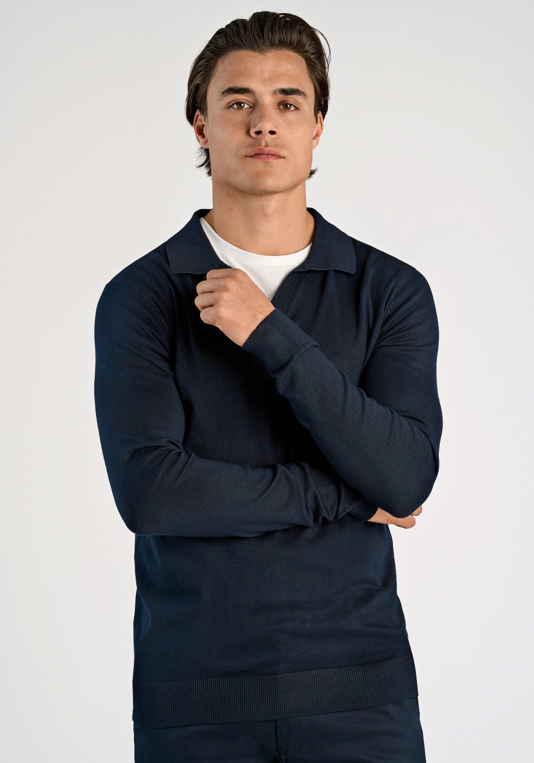 LINDBERGH Poloshirt Lindbergh Strickpullover günstig online kaufen
