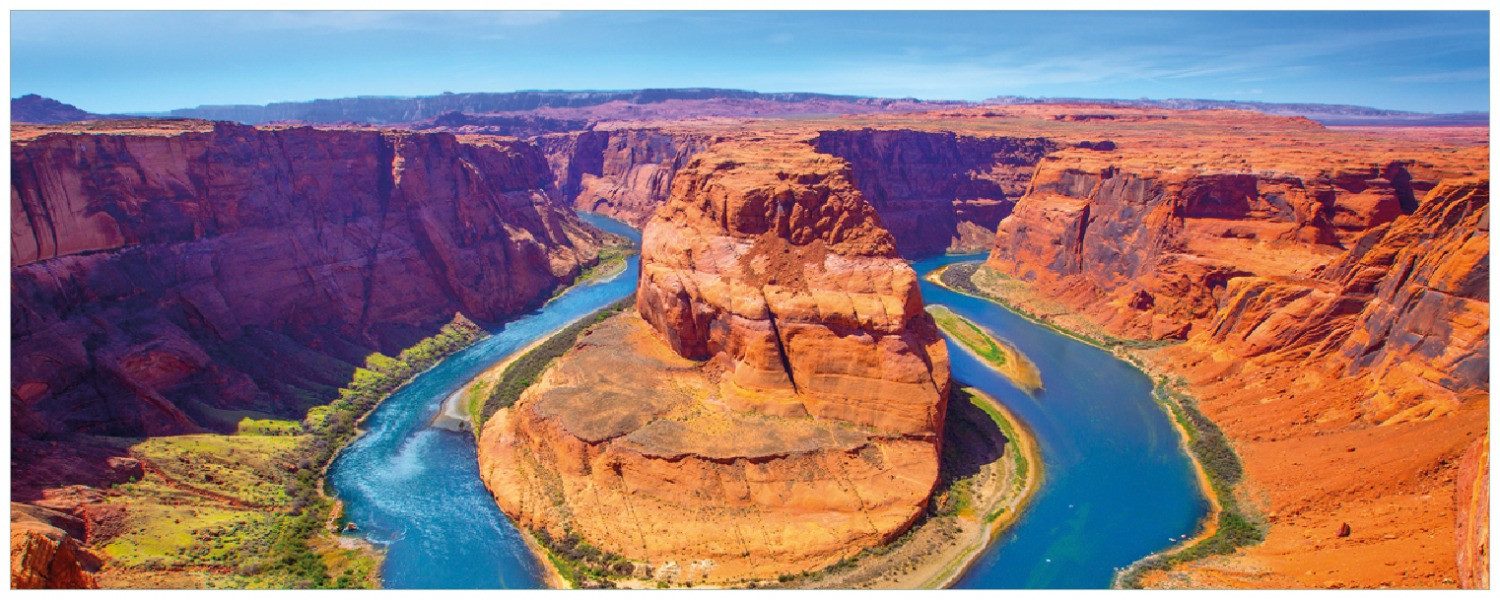 Wallario Memoboard Hufeisenförmiger Mäander des Colorado River