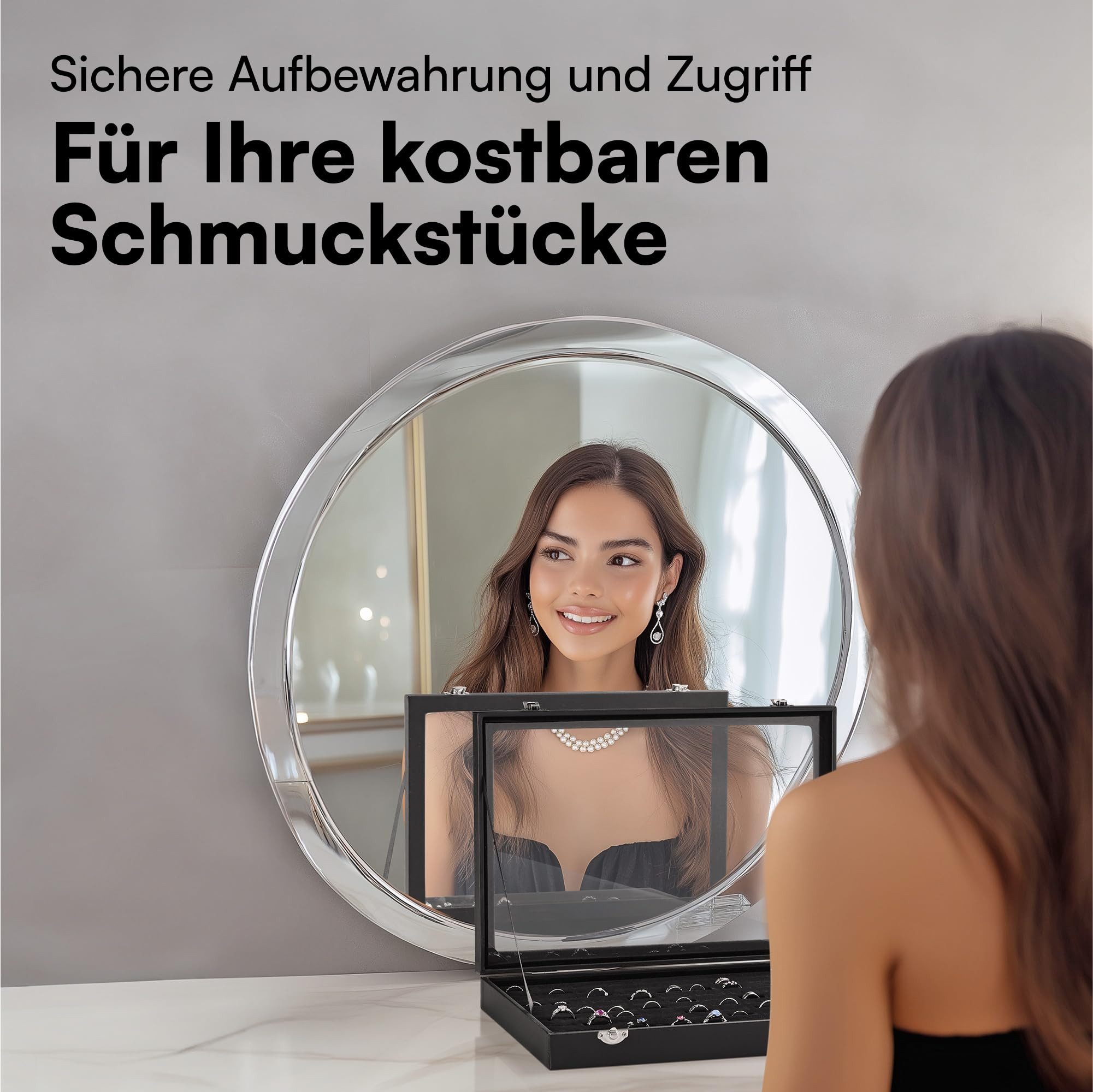 H&S Schmuckständer H&S Schmuckaufbewahrung & Ringhalter Schmuckkasten Schmu günstig online kaufen