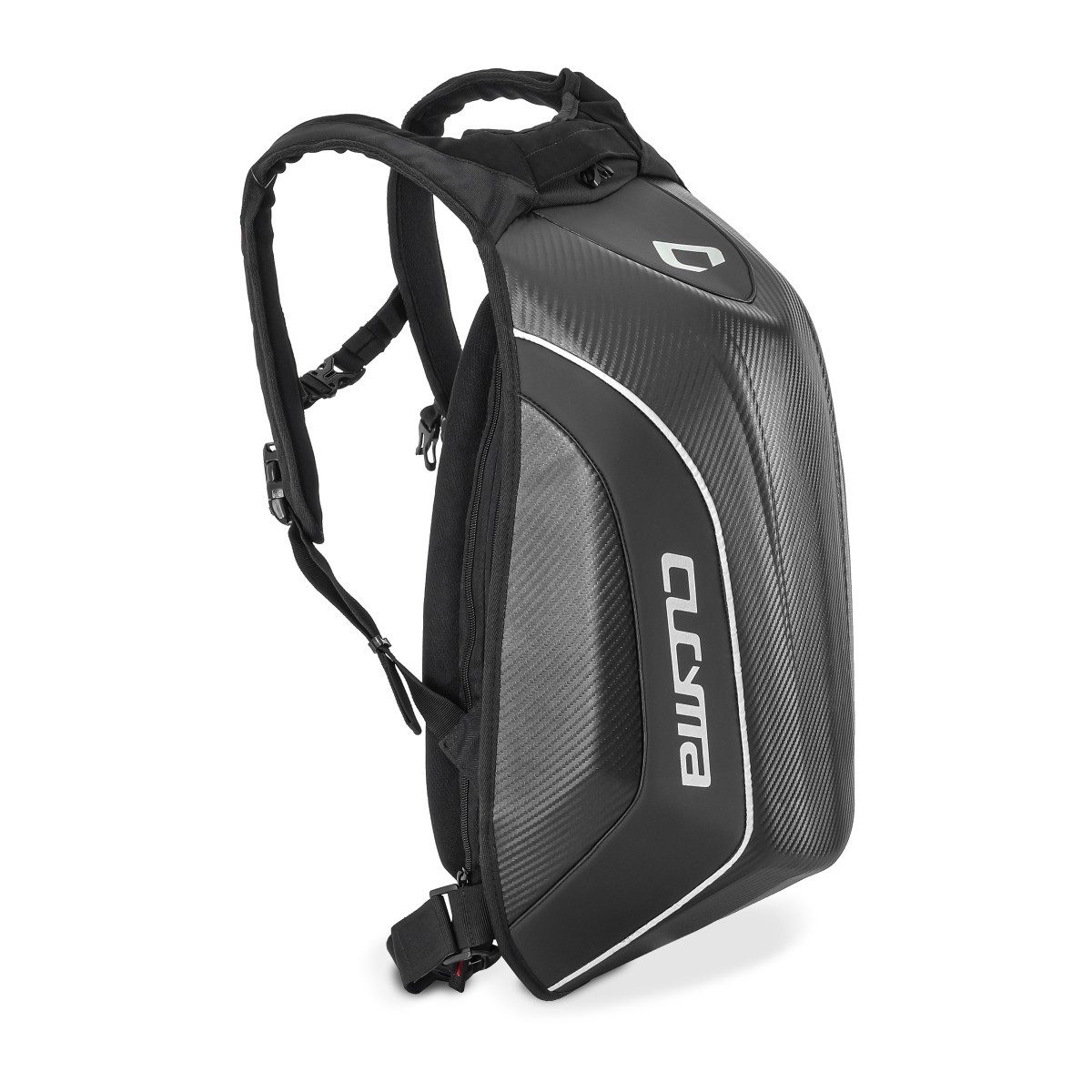 Bagtecs Rucksack Motorrad Rucksack # Carbon 30 Liter Volumen schwarz