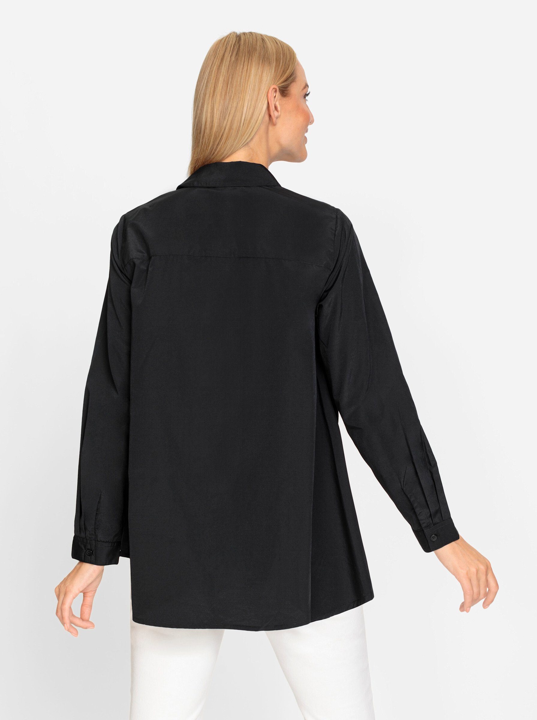 Klassische heine Bluse schwarz