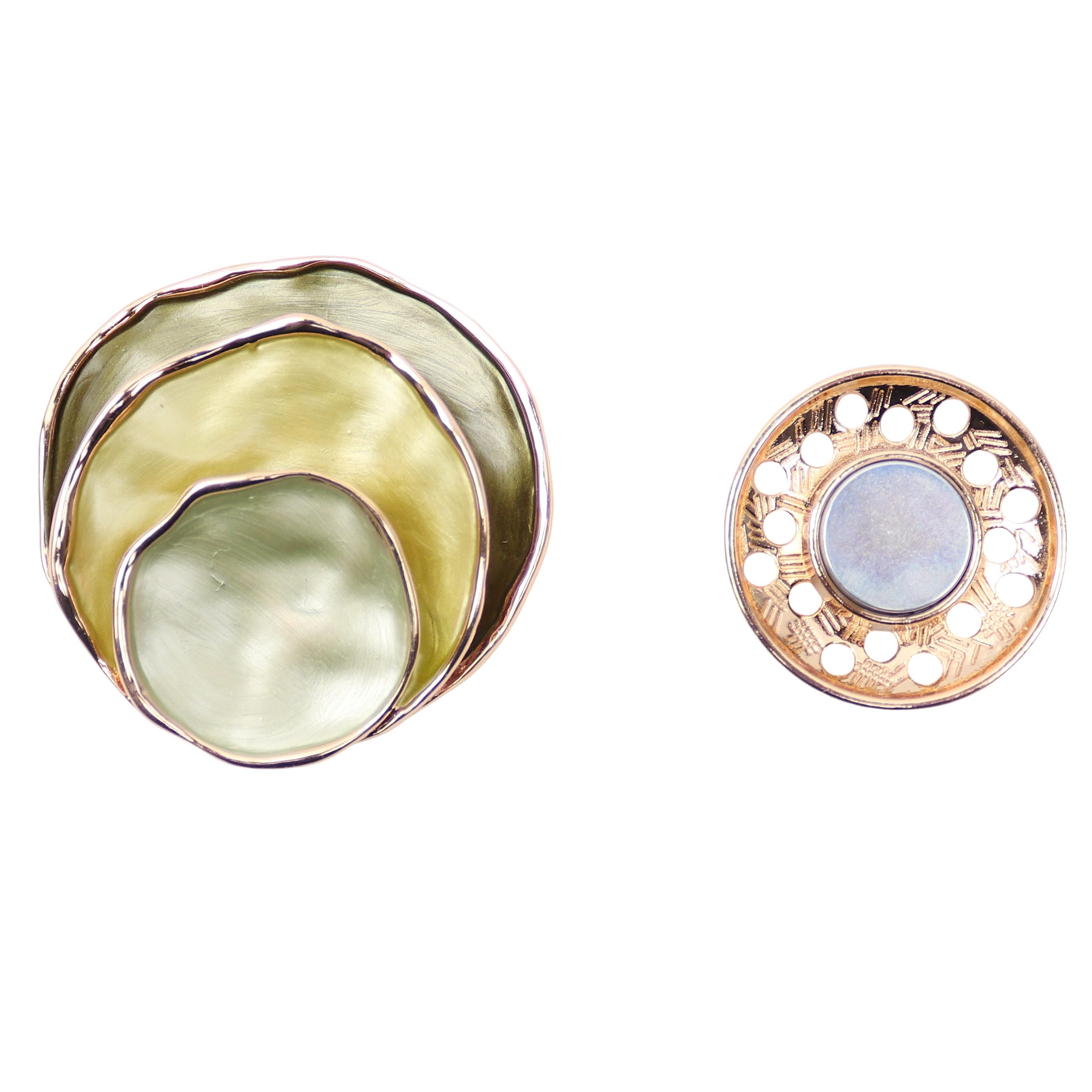 MIRROSI Brosche Magnetbrosche für Damen elegant, wunderschönes Design