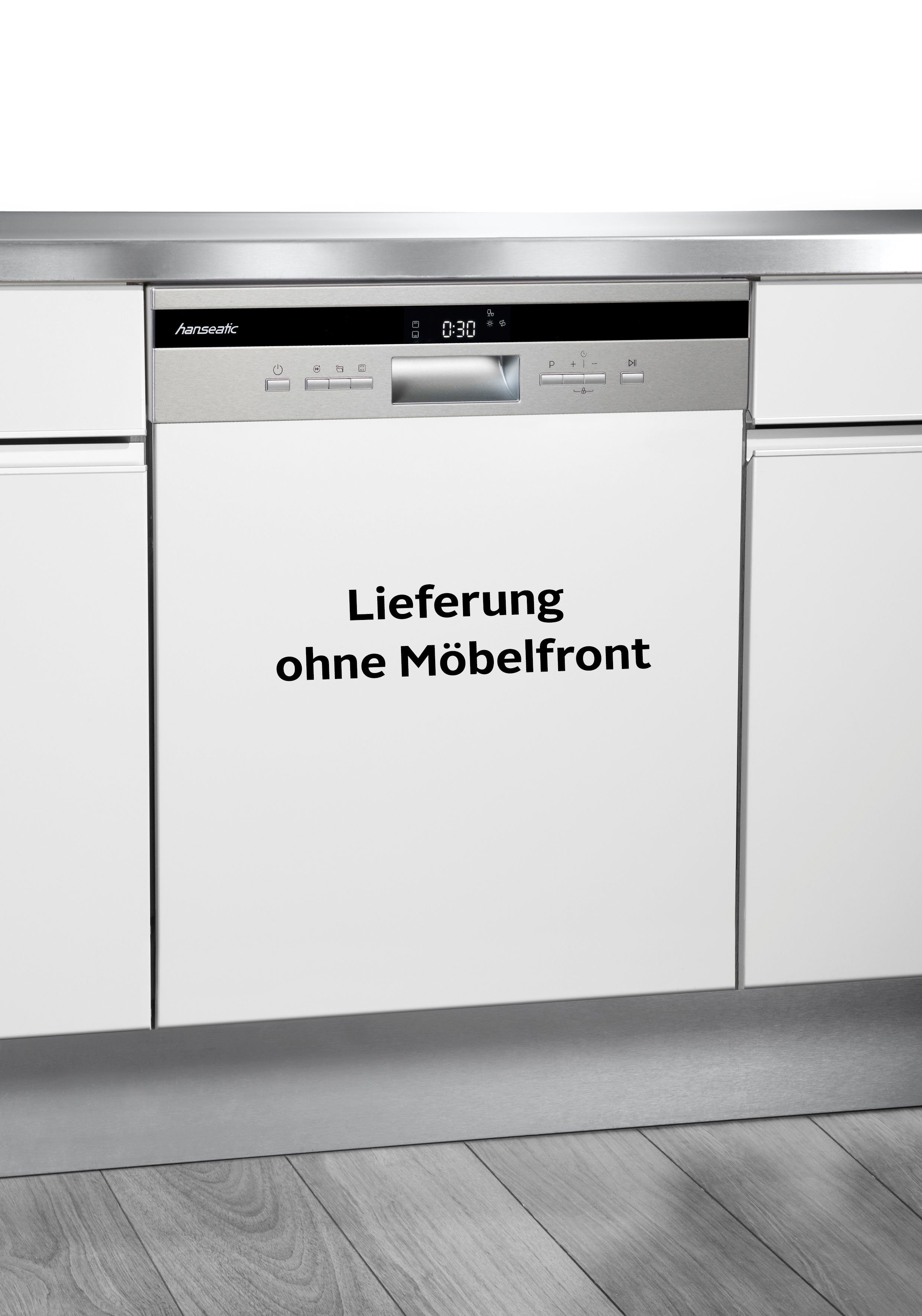 Hanseatic teilintegrierbarer Geschirrspüler HGTI6082B14U7735ES, 14 Maßgedecke