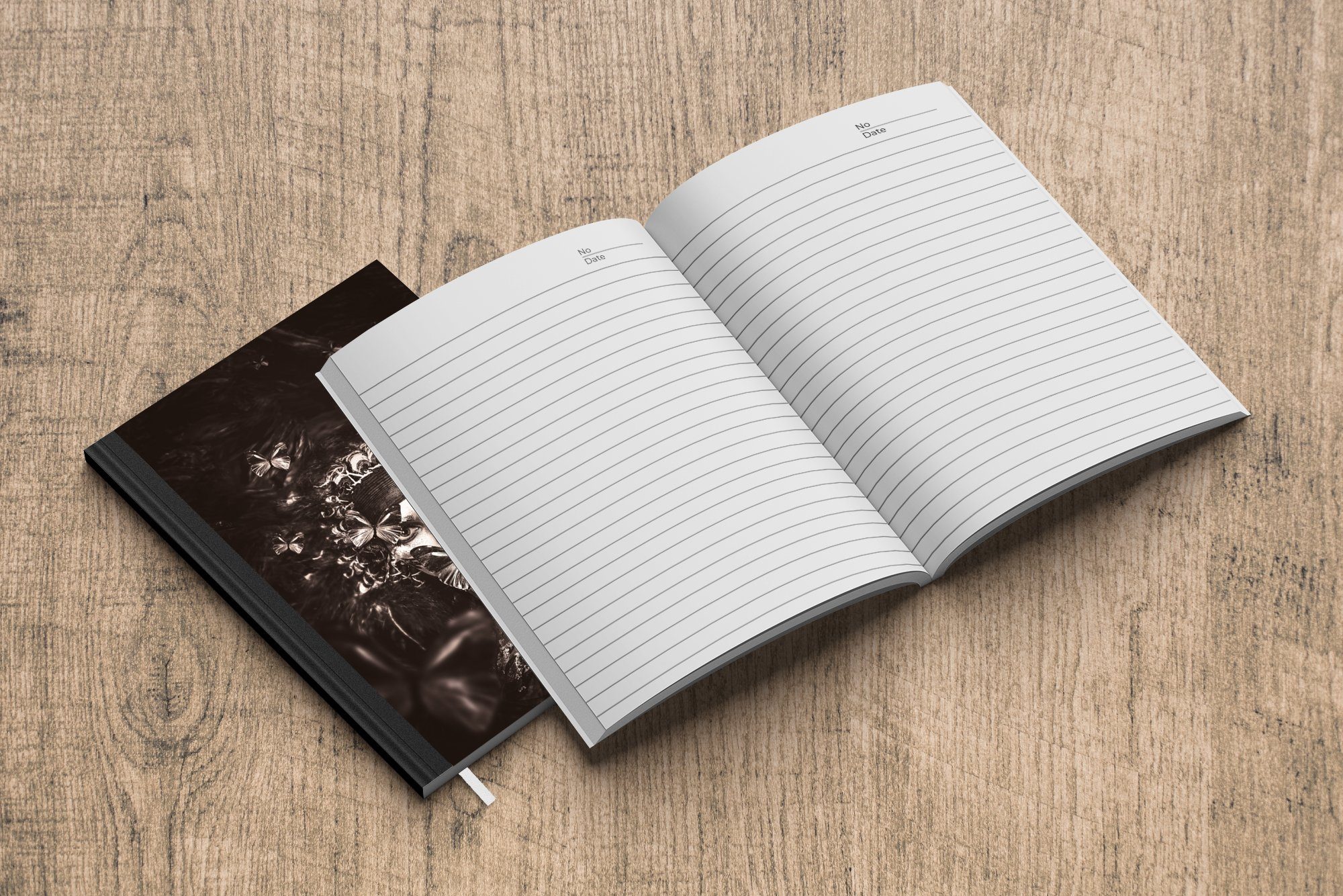 MuchoWow Tagebuch, - 98 Merkzettel, - A5, Notizbuch Haushaltsbuch Frau Notizheft, Journal, Weiß, Seiten, Schwarz Farbe -