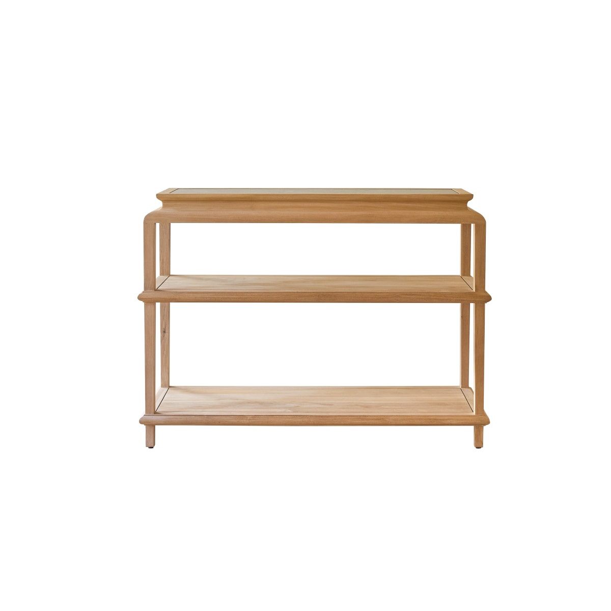 Tikamoon Konsolentisch Konsole Achille aus massivem Teakholz 120 cm
