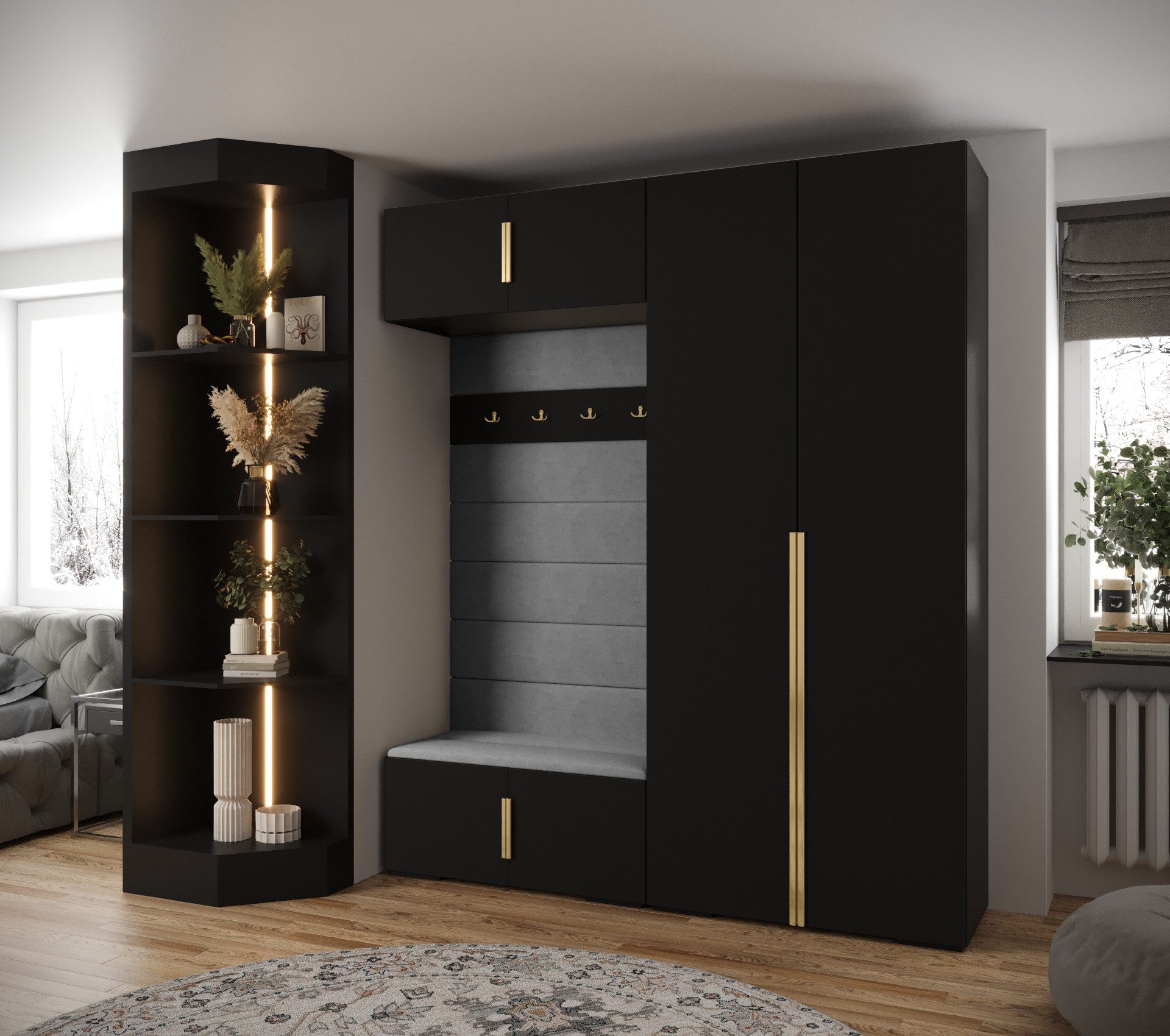 ABIKS MÖBEL Kompaktgarderobe INOVA 1 SATZ günstig online kaufen