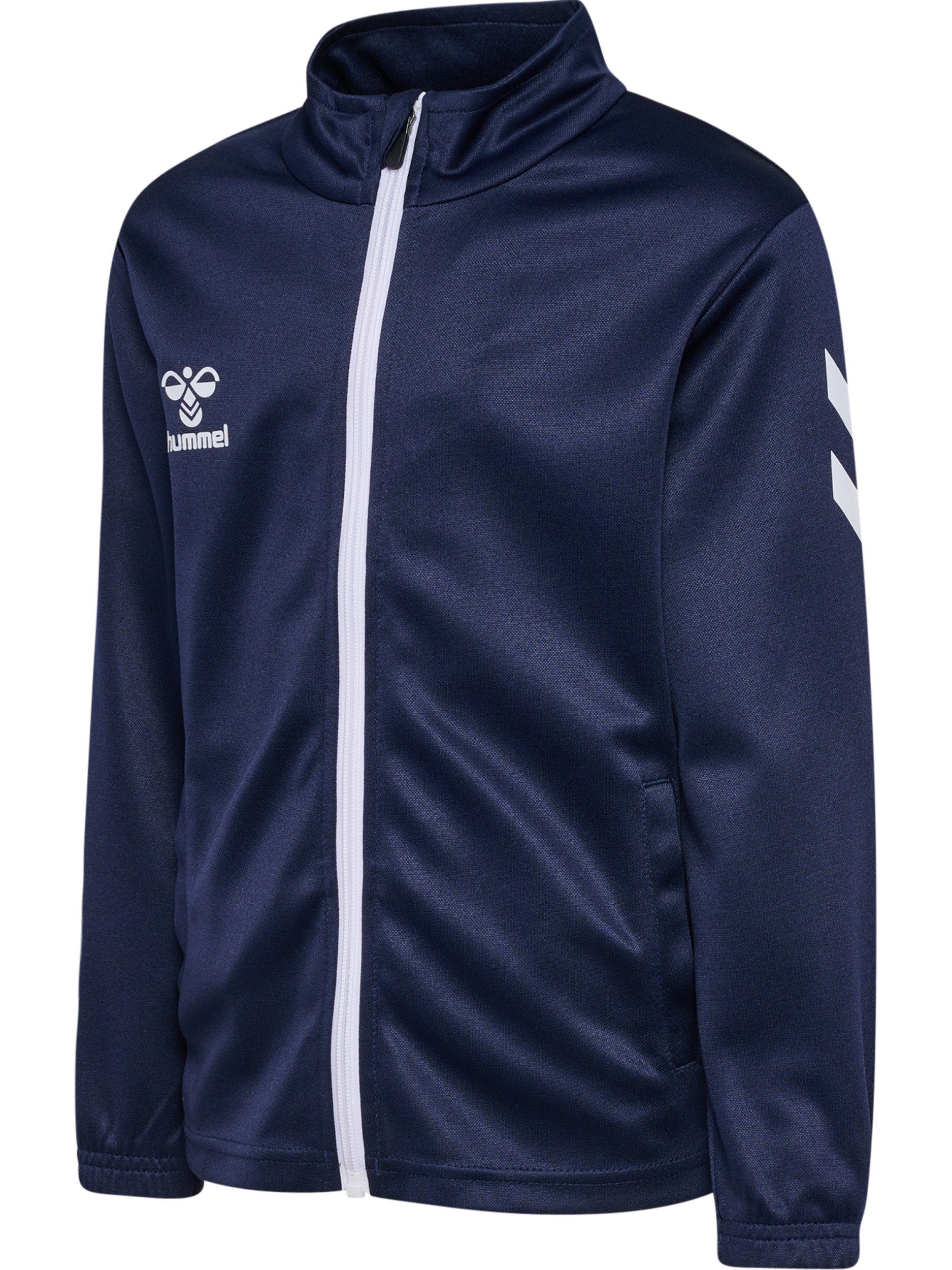 hummel Trainingsanzug HMLLOGO SUIT KIDS (2-tlg), 2-teiliges Set, mit Reißverschluss, pflegeleicht, aus Polyester