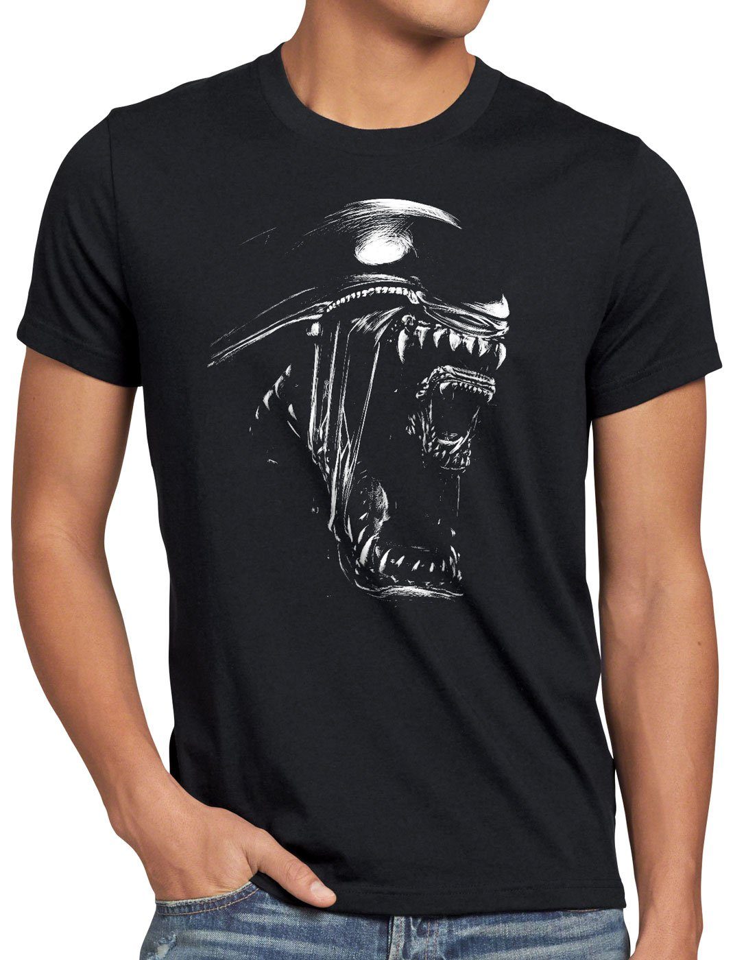 style3 ellen Herren Alien T-Shirt ripley sci-fi xenomorph Ambush Print-Shirt