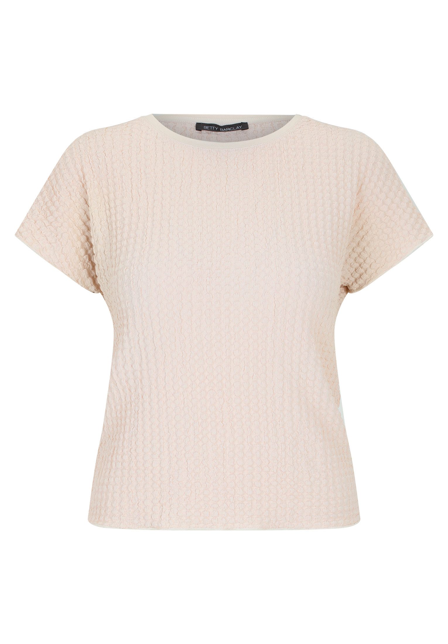 Betty Barclay Kurzarmshirt "Damen Strukturshirt mit U-Boot-Ausschnitt" 1 St günstig online kaufen